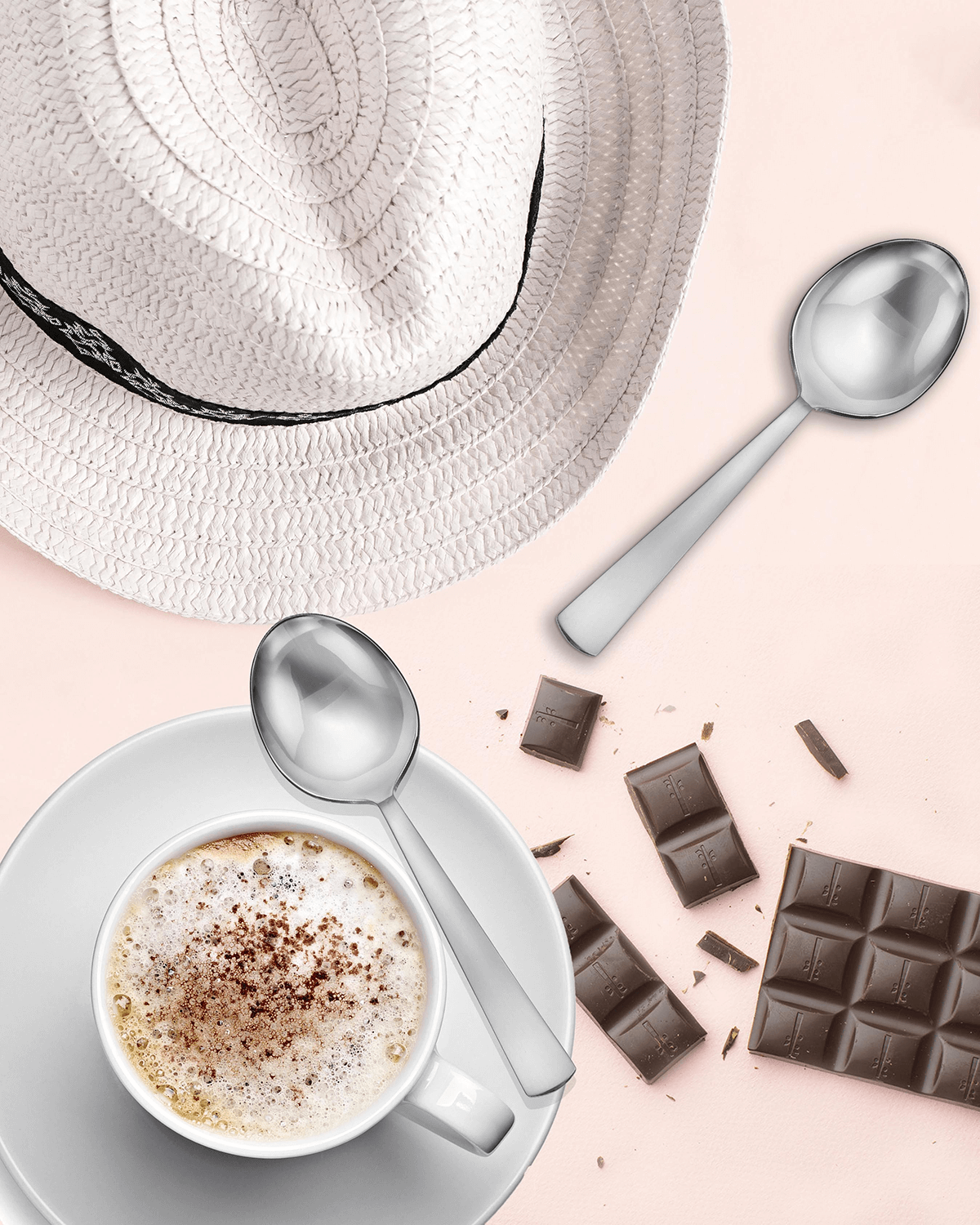 This composite image looks good enough to eat. This was a practice assignment for my digital retouching course.