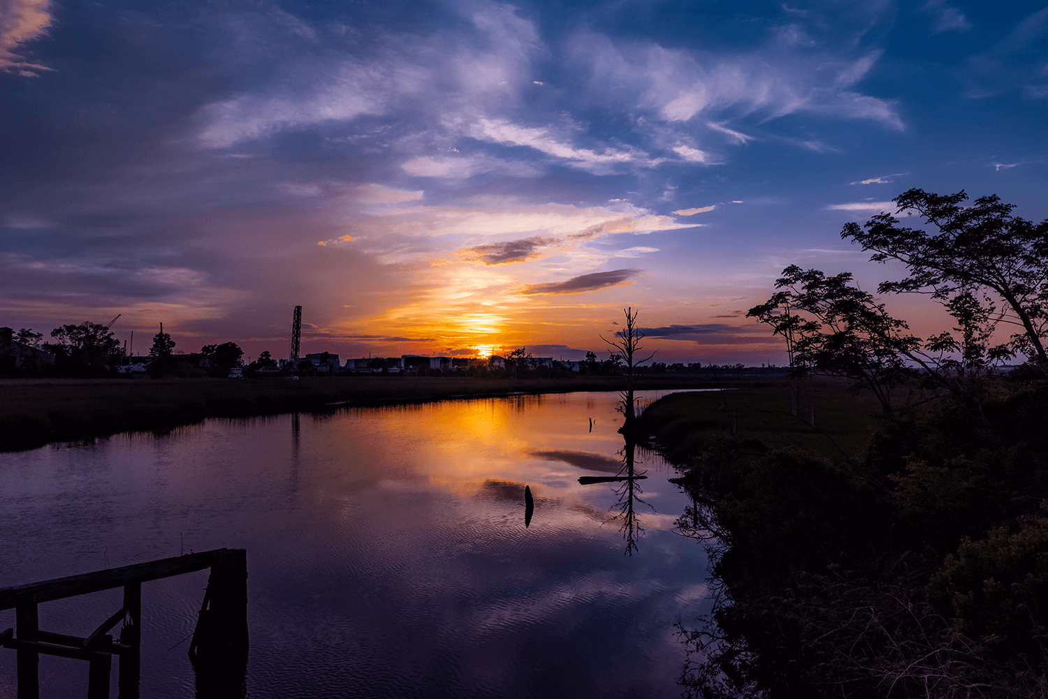 Sunset Over Smith Creek