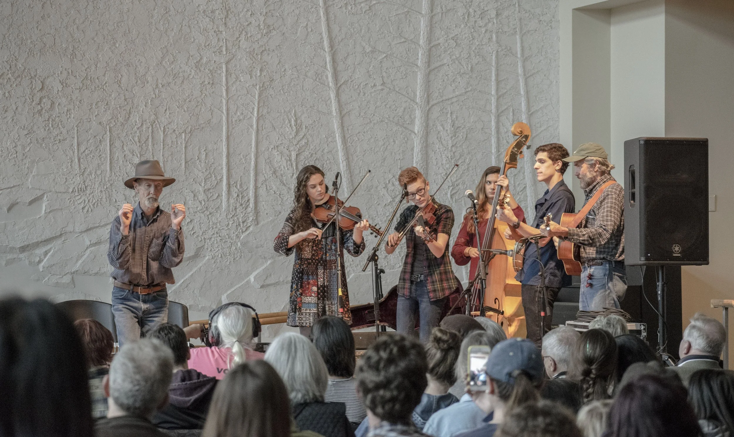Man dances at the Appalachian State Old Time Fiddlers Convention. The convention features area vendors, dance competitions and music competitions.