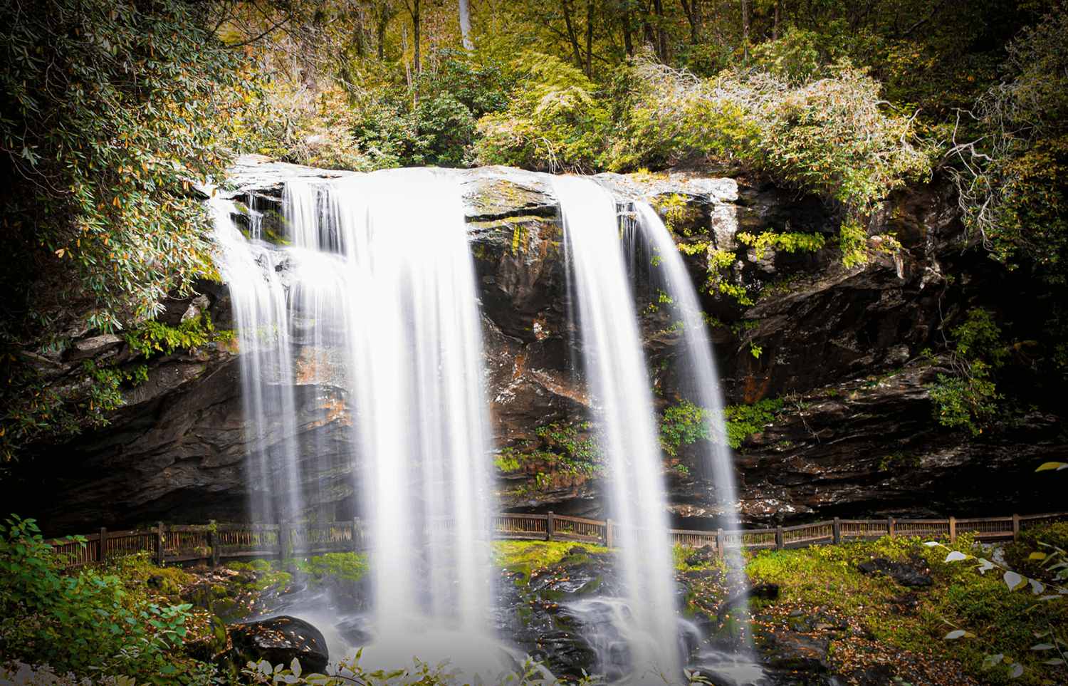 Dry Falls in North Carolina