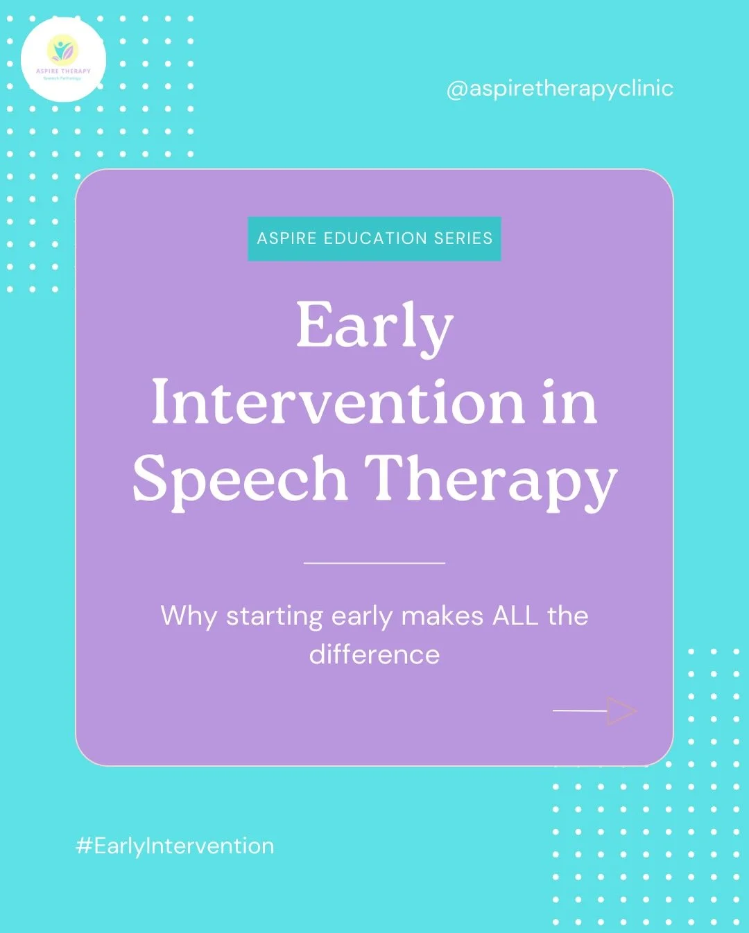 Early intervention isn&rsquo;t about rushing childhood&hellip; it&rsquo;s about opening doors earlier 💬✨

So many parents are told to &ldquo;wait and see&rdquo; - but when it comes to speech, language and communication, those early years are when th