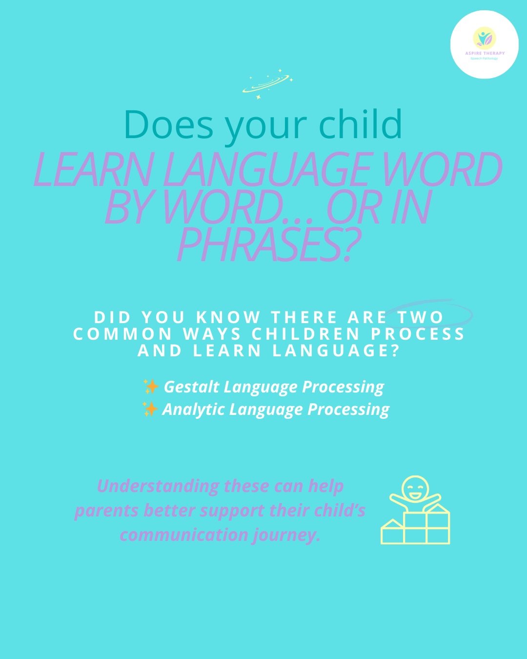 Does your child use single words&hellip; or whole phrases?
Children don&rsquo;t all learn language the same way - and that&rsquo;s okay 💬

Some children learn word-by-word (analytic language processing), while others learn in phrases or &ldquo;scrip
