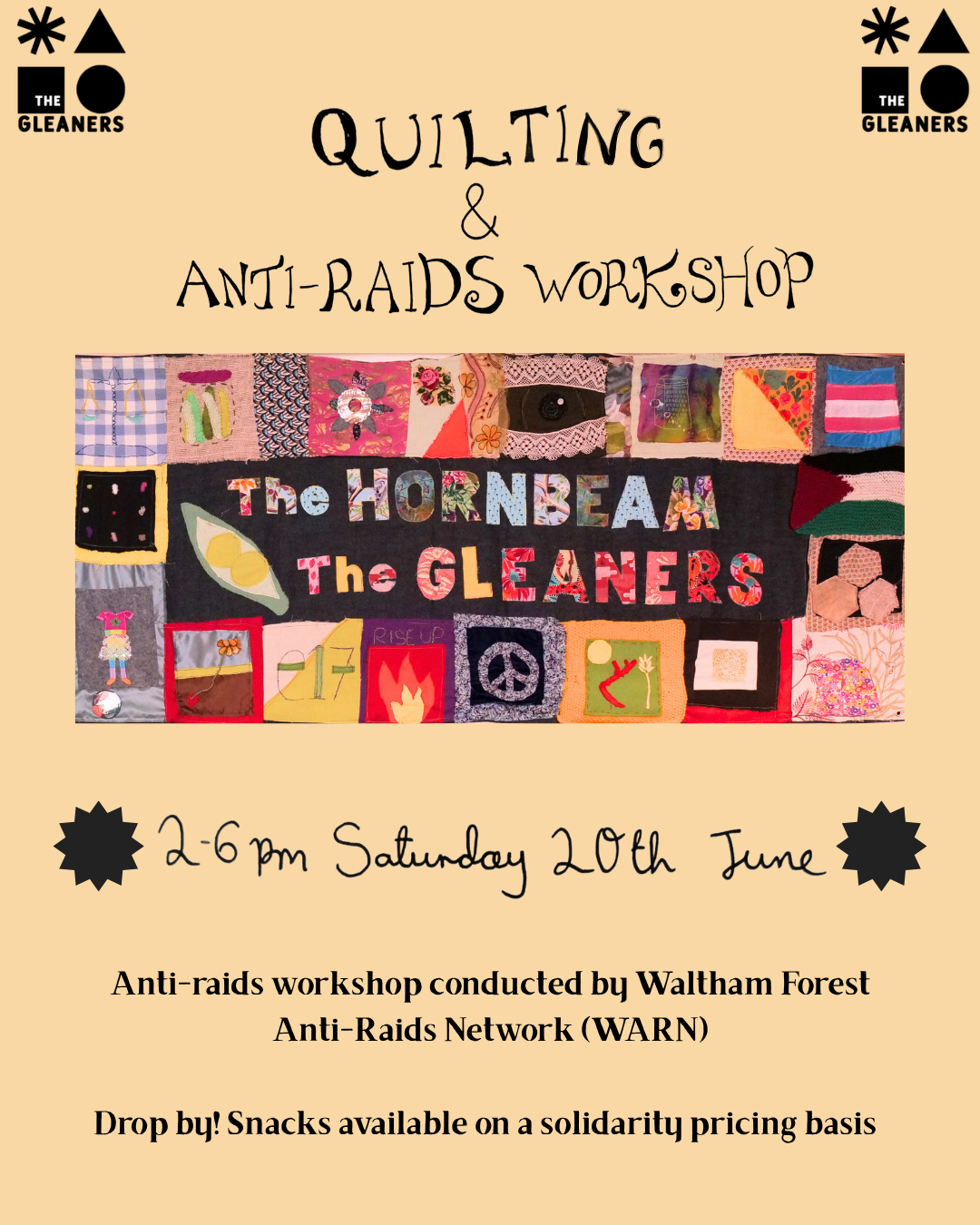 Quilting x Anti-raids workshop