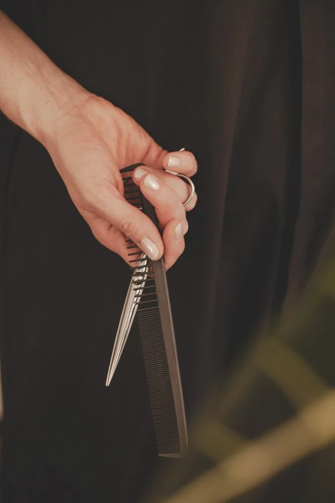 Grit Langenberger schneidet ist Frisörin mit Leidenschaft.