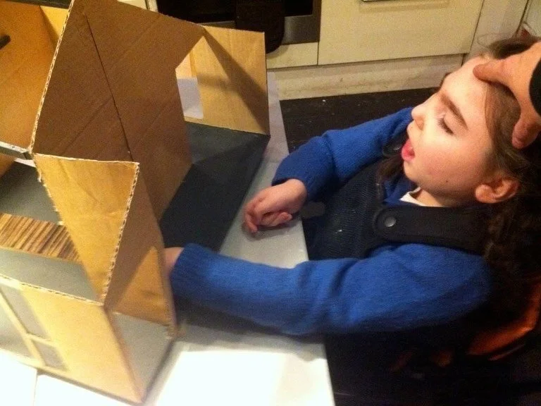 @the.ramphouse was designed collaboratively with the whole family - using cardboard working models enabled the kids to really think about the spaces, and the ways of moving around and between them, creating an exceptional, inclusive place #inclusived
