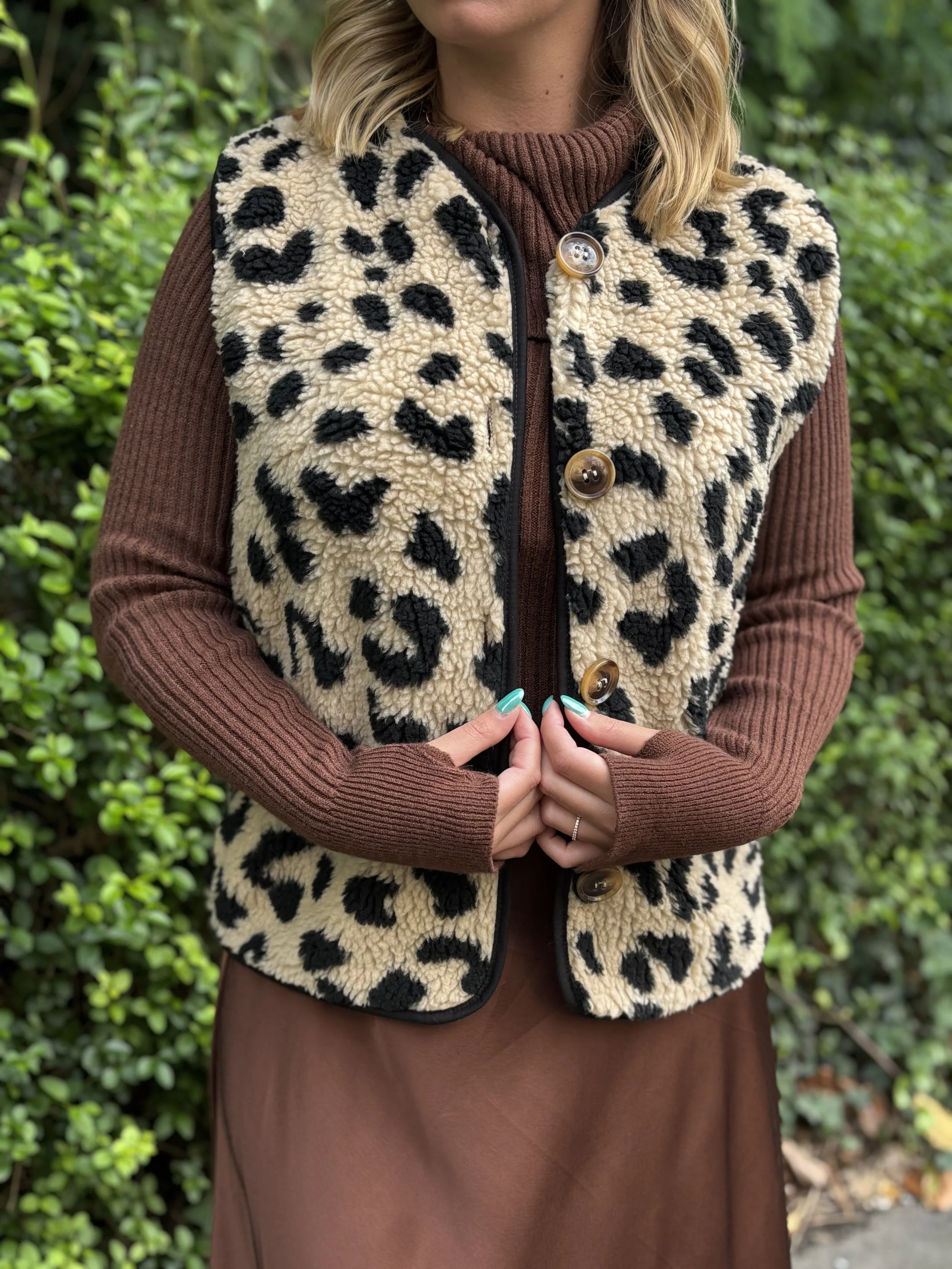 Gilet léopard