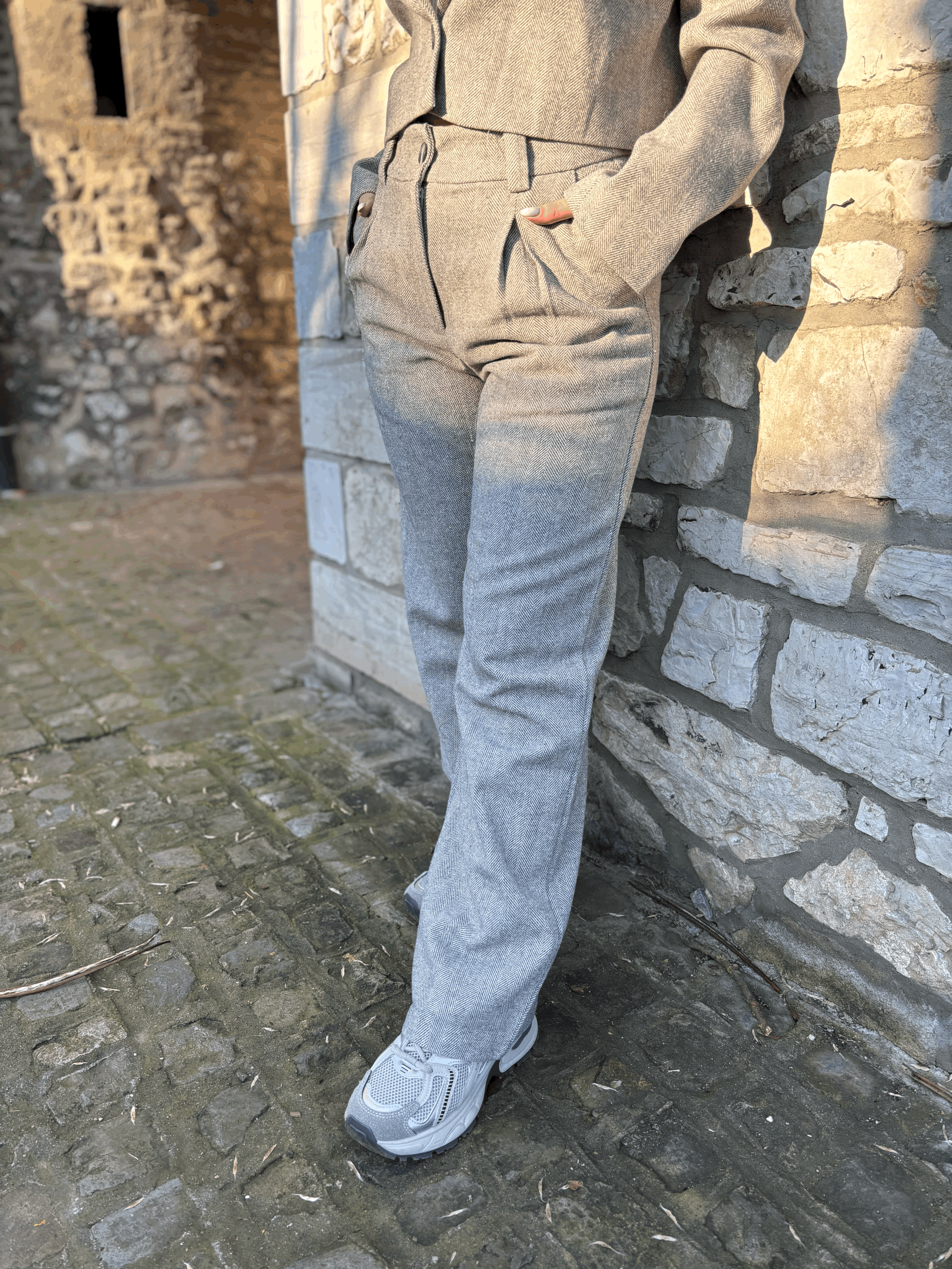 Pantalon Gris