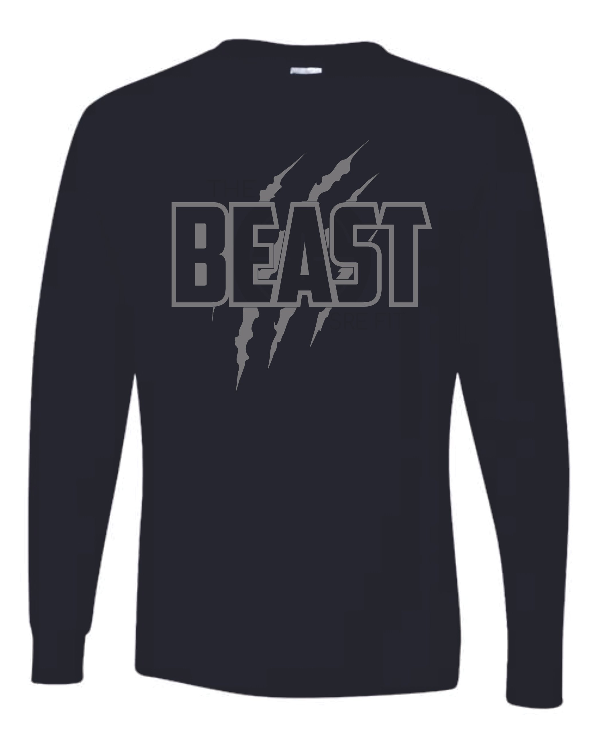 sre the beast with claw black longsleeve.jpg