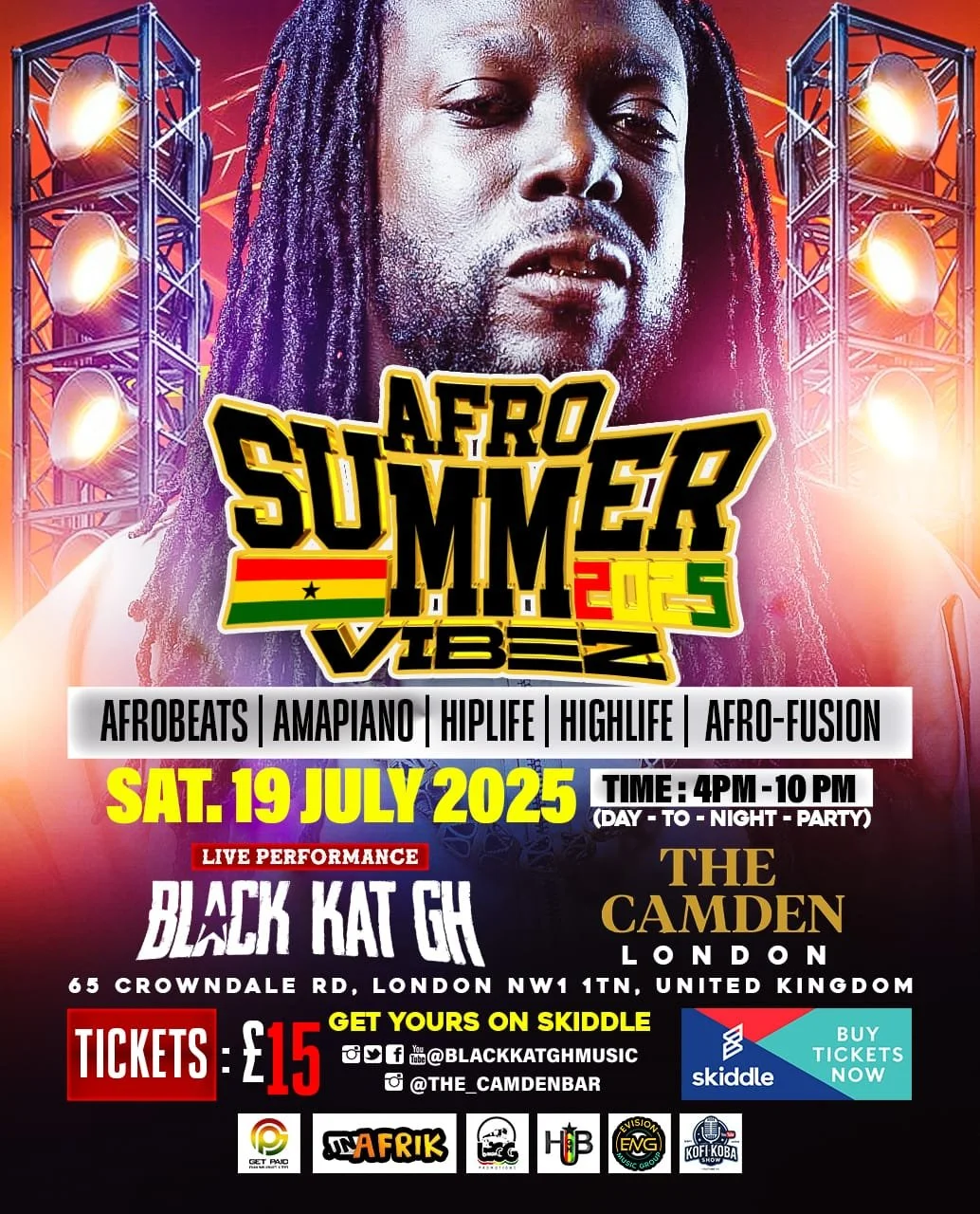 Afro Summer Vibez 2025 – Live at The Camden