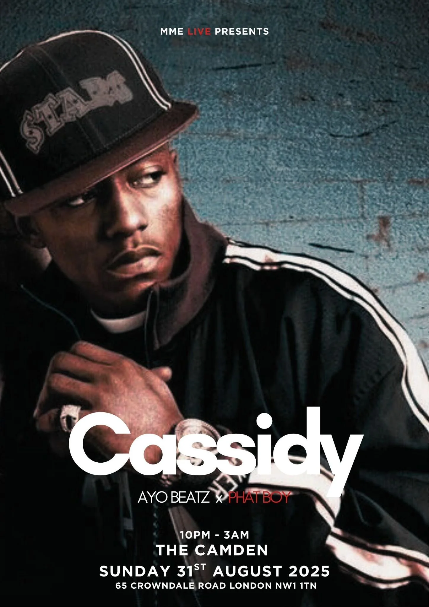Cassidy at The Camden – Bank Holiday Special Presented by MME LIVE
