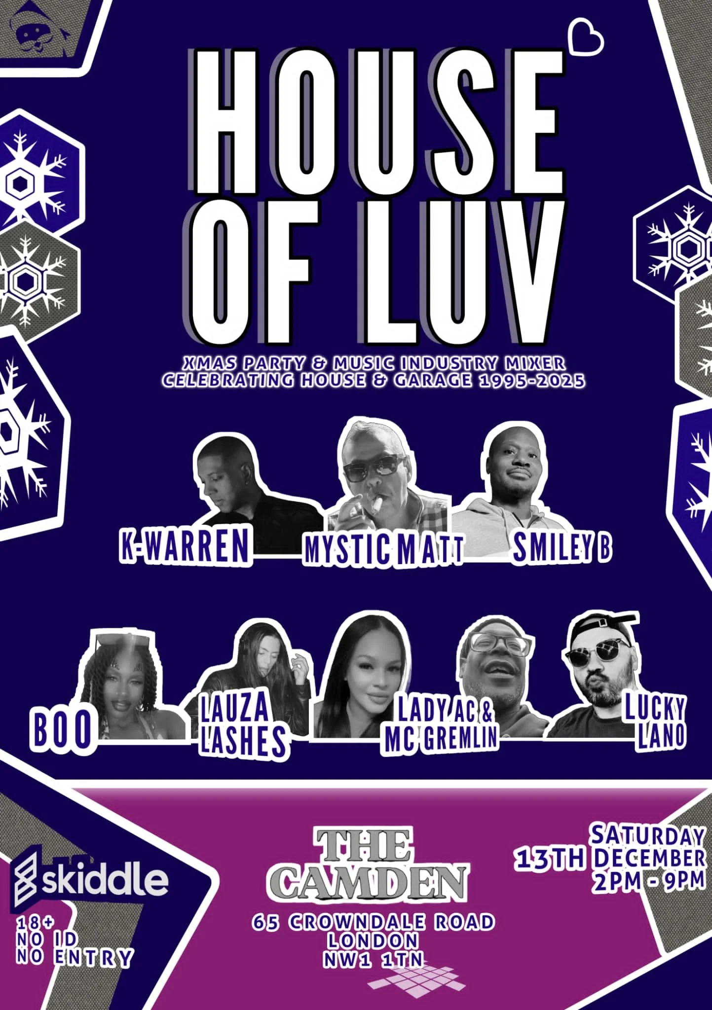 House of Luv – Xmas Party & Music Industry Mixer | Celebrating House & Garage (1995–2025)
