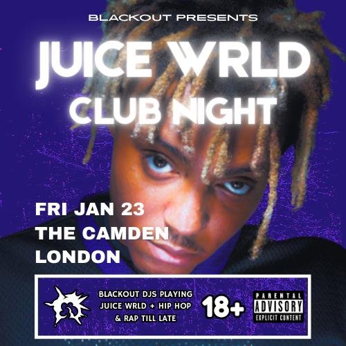 Juice WRLD Club Night | Hip Hop & Rap Party at The Camden London