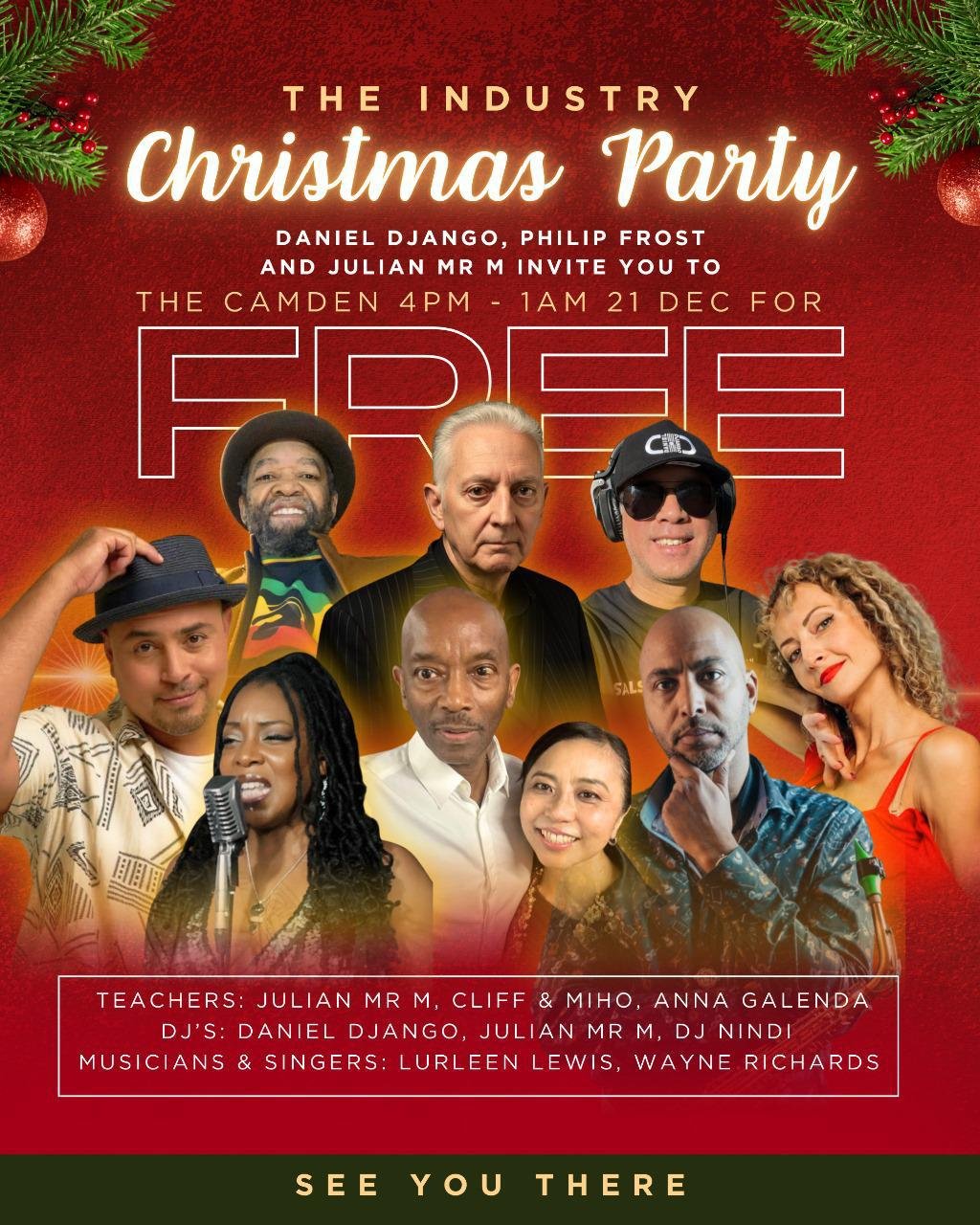 The Industry Christmas Party | Free Event at The Camden London