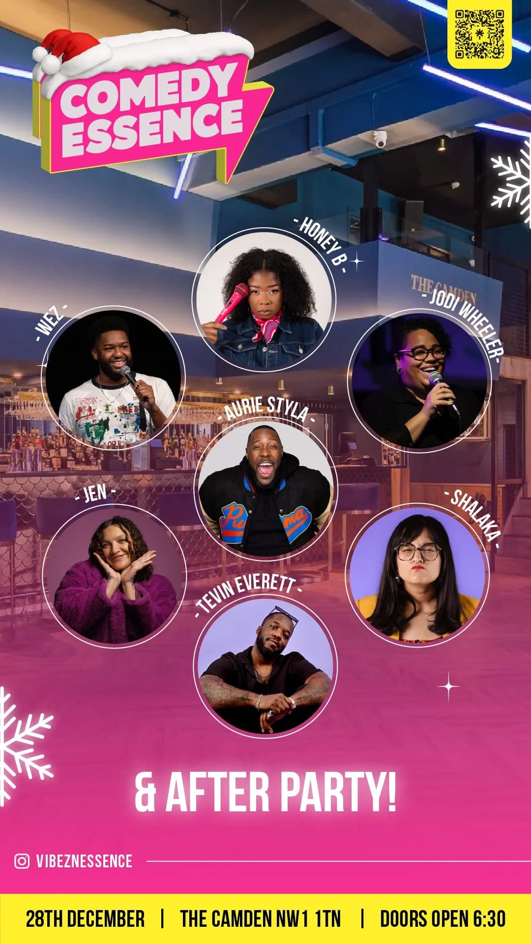 Comedy Essence Holiday Special at The Camden