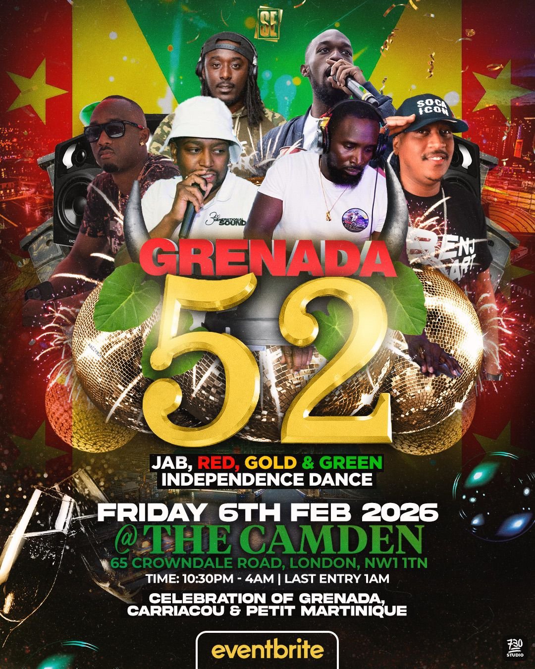 Grenada 52 – Independence Dance at The Camden | London