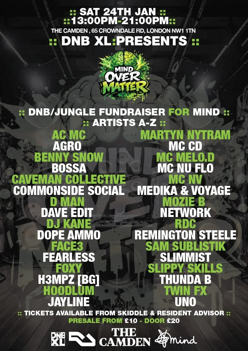 DnB XL presents :: Mind Over Matter | 24th January 2026