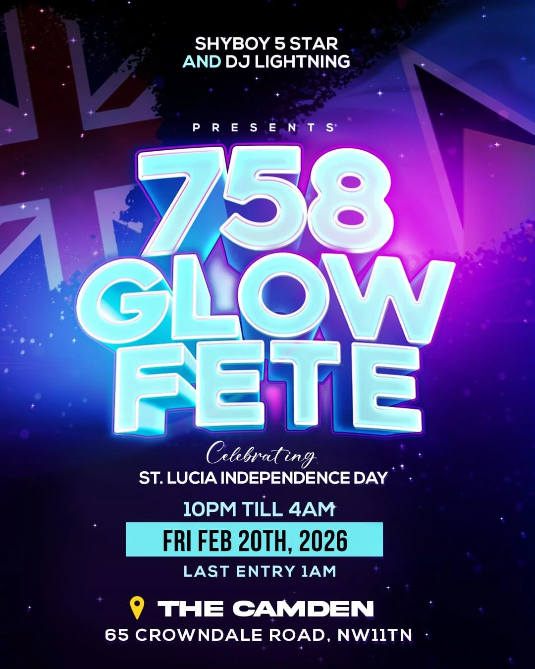 758 Glow Fete – St. Lucia Independence Celebration at The Camden