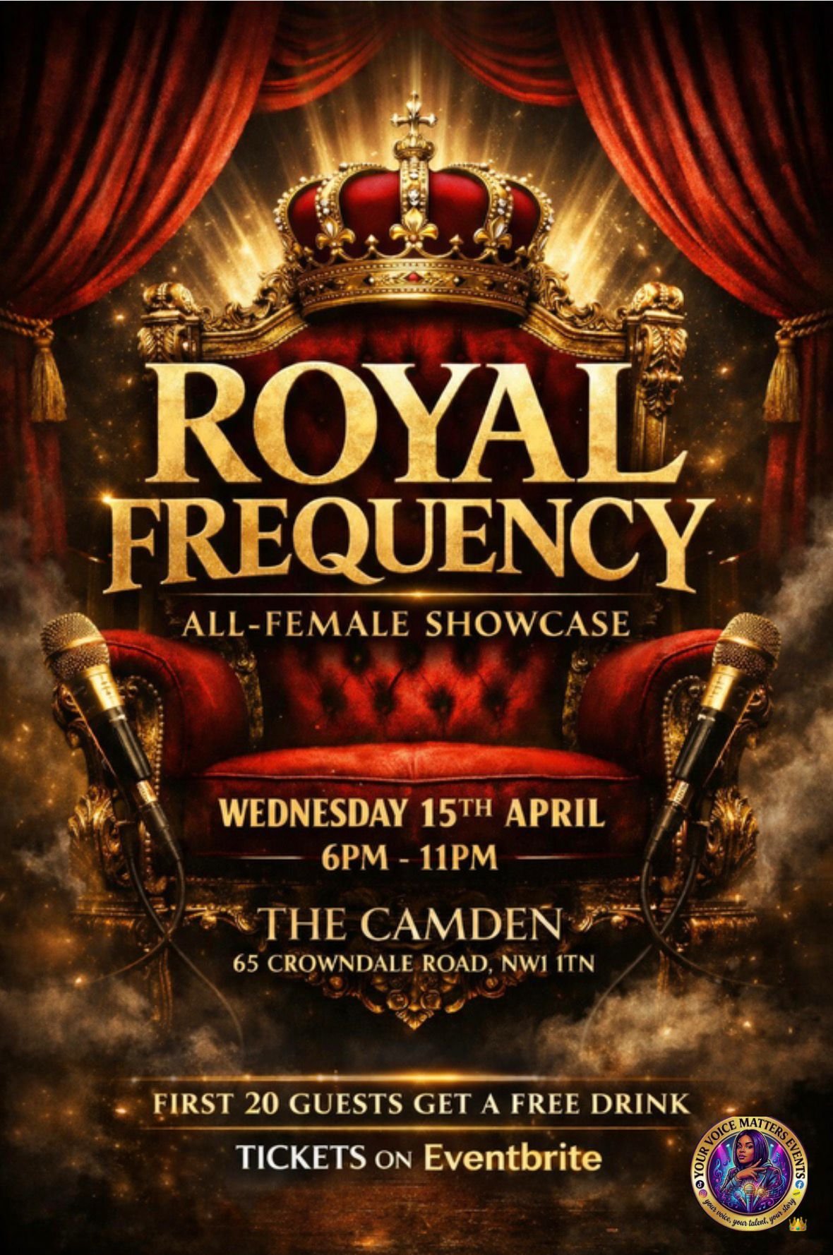 Royal Frequency – All-Female Showcase at The Camden