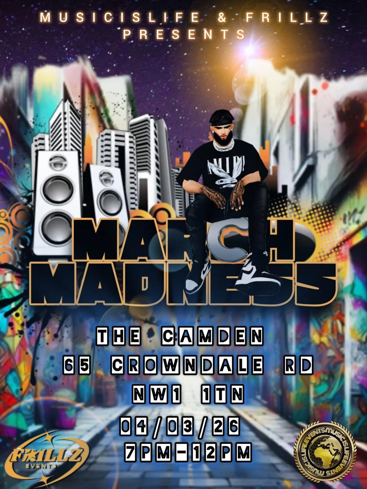 March Madness Live – MusicIsLife & Frillz Presents | The Camden London