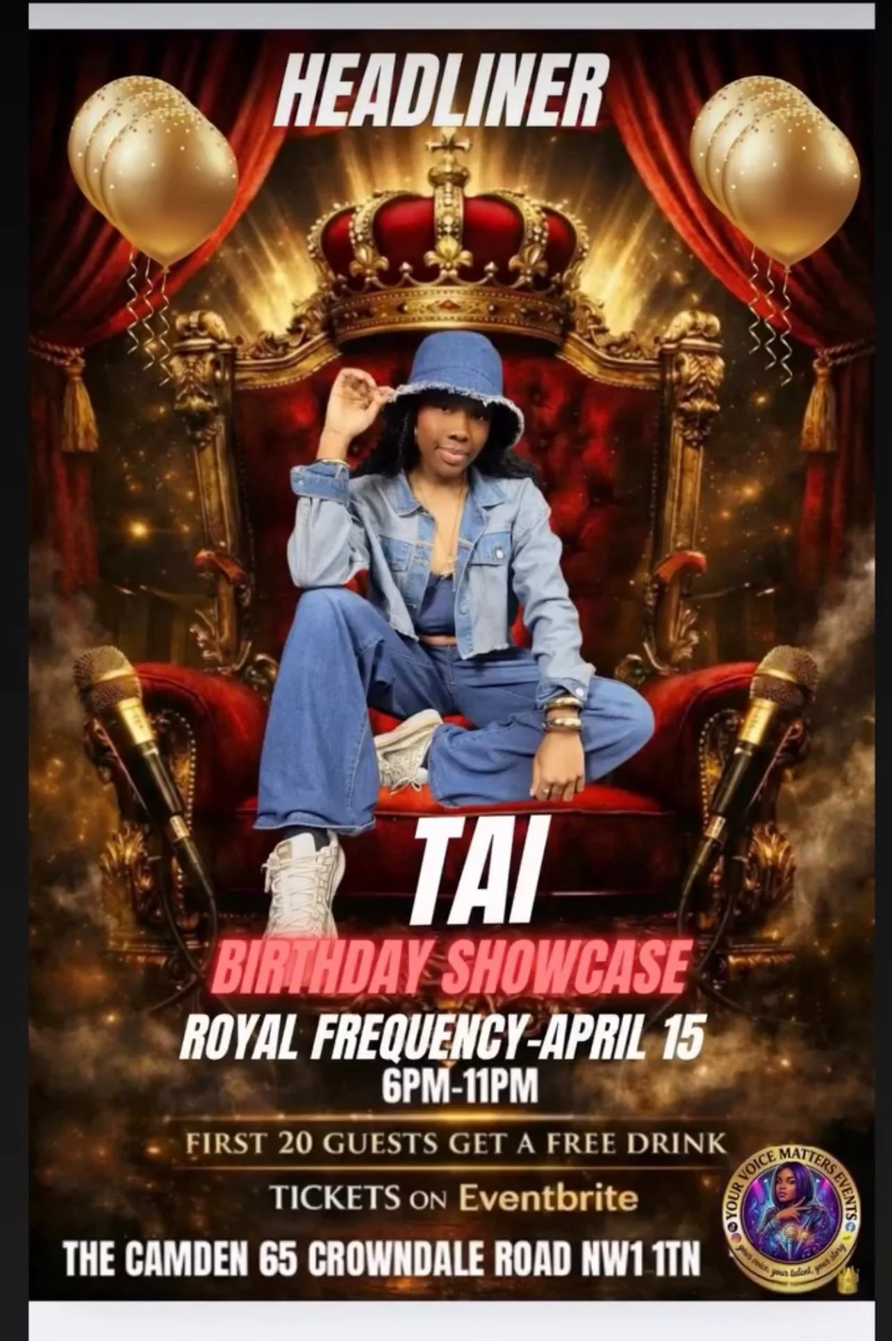 TAI Birthday Showcase – Royal Frequency | Live at The Camden London