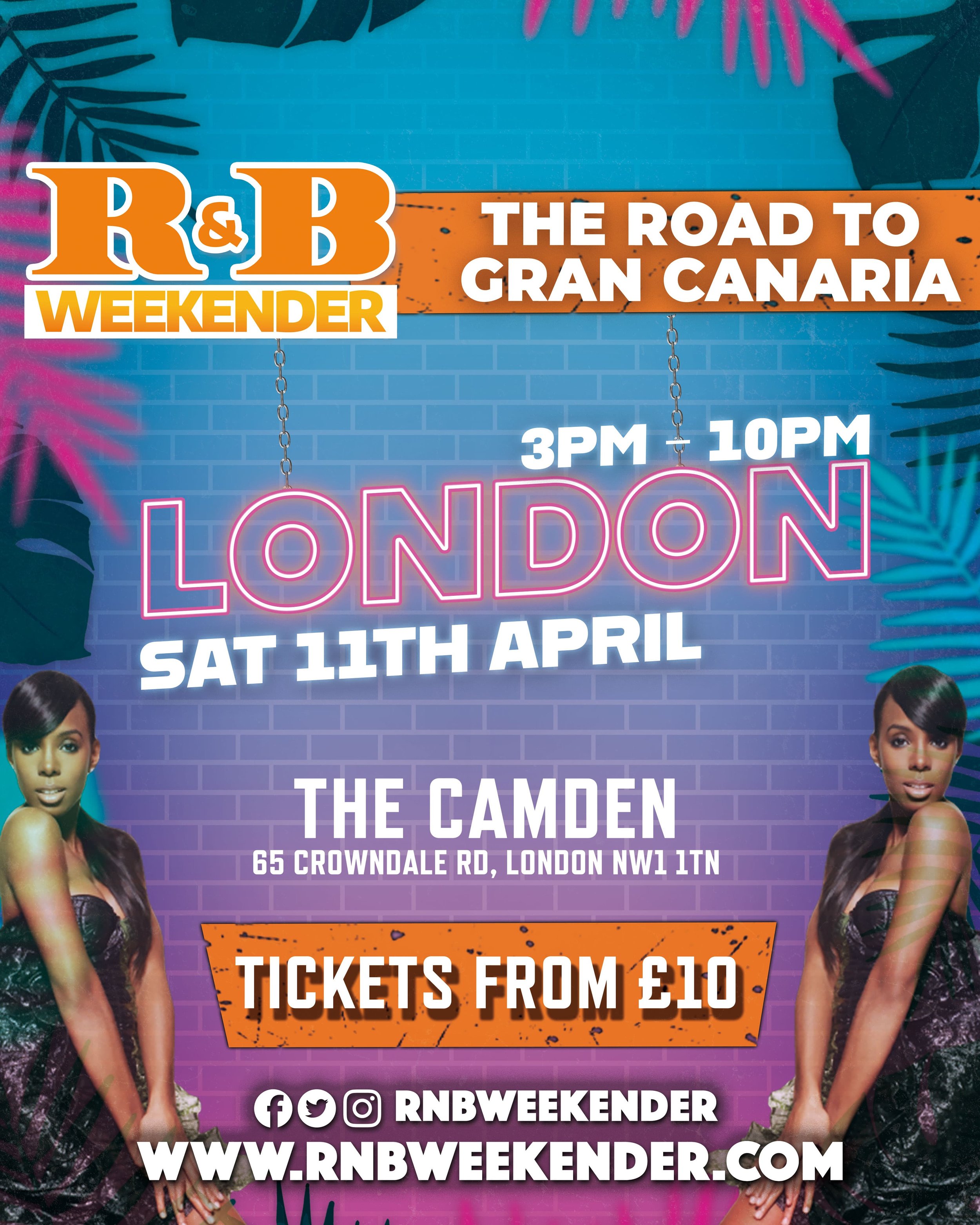R&B Weekender Tour London | Road to Gran Canaria