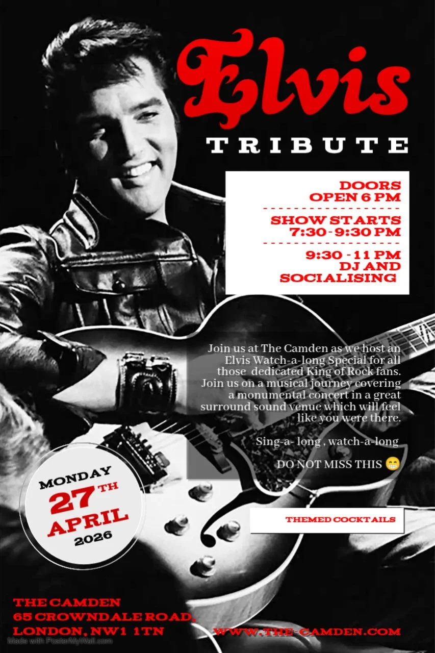 Elvis Tribute Night London | Elvis Watch Party & DJ Night