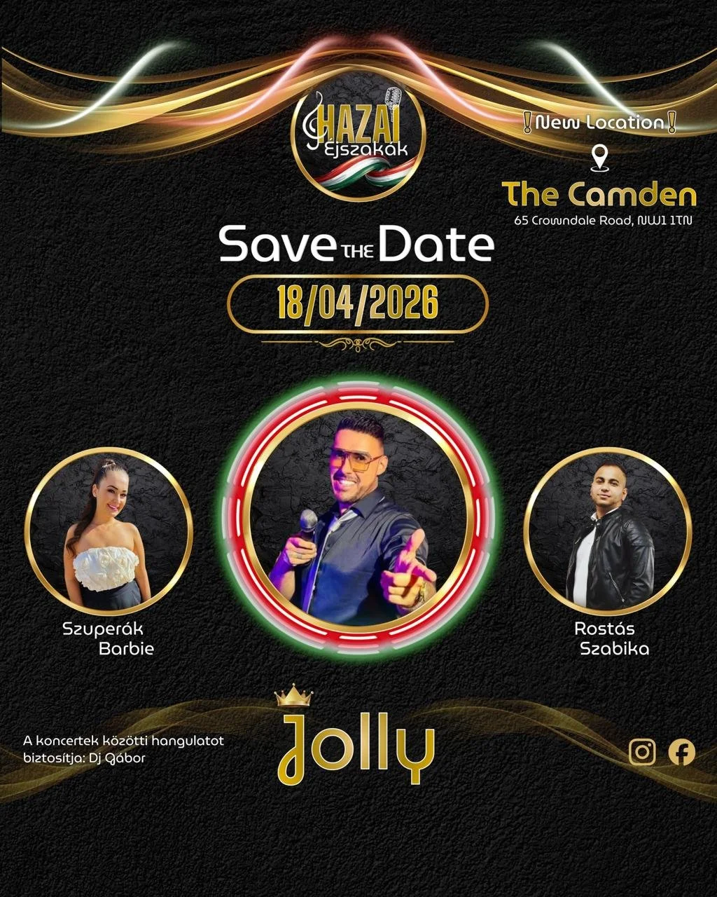 Jolly Live in London | Hazai Éjszakák at The Camden