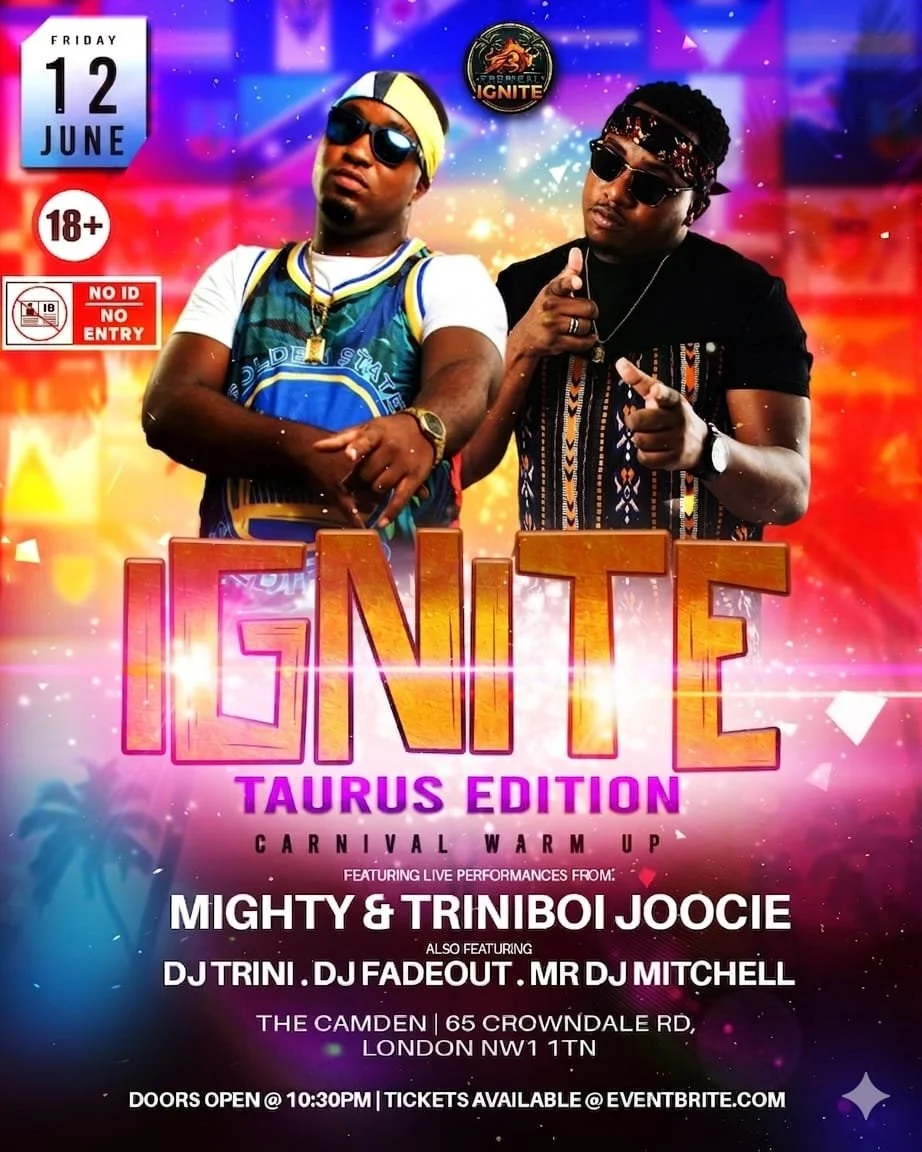 Ignite: Taurus Edition – Carnival Warm Up Party London 2026