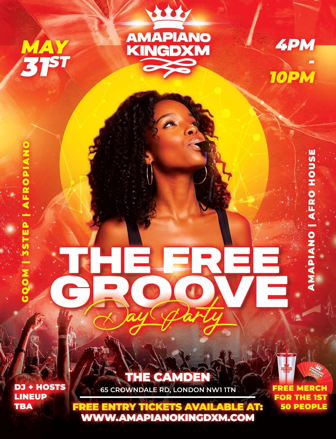 The Free Groove : Amapiano Day Party (Amapiano | Afro House | Gqom | Sgija)
