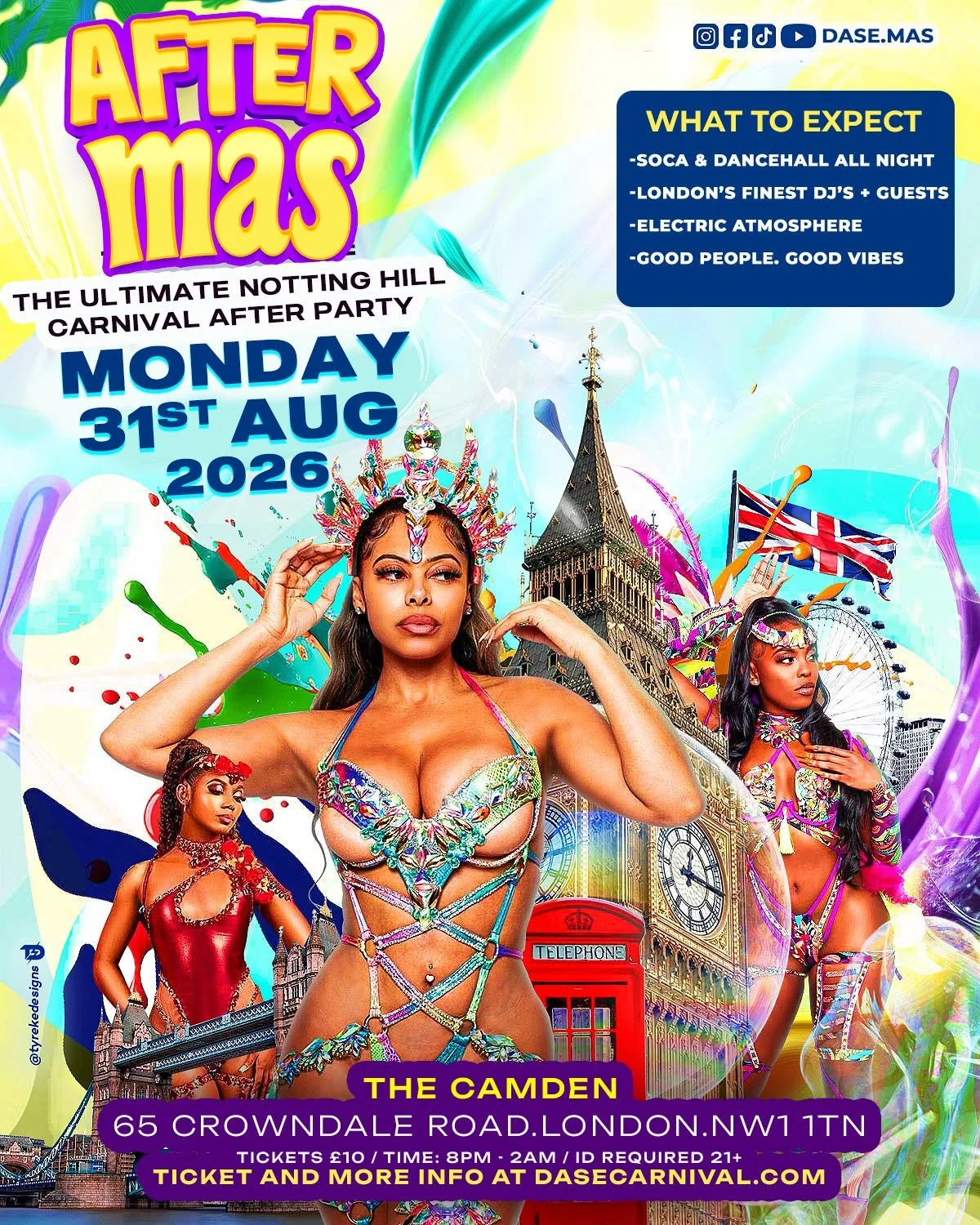 After Mas 2026 – The Ultimate Notting Hill Carnival After Party London