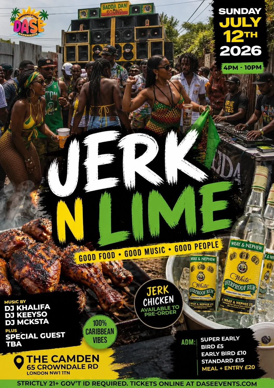 Jerk N Lime 2026 – Caribbean Food, Music & Outdoor Vibes in Camden
