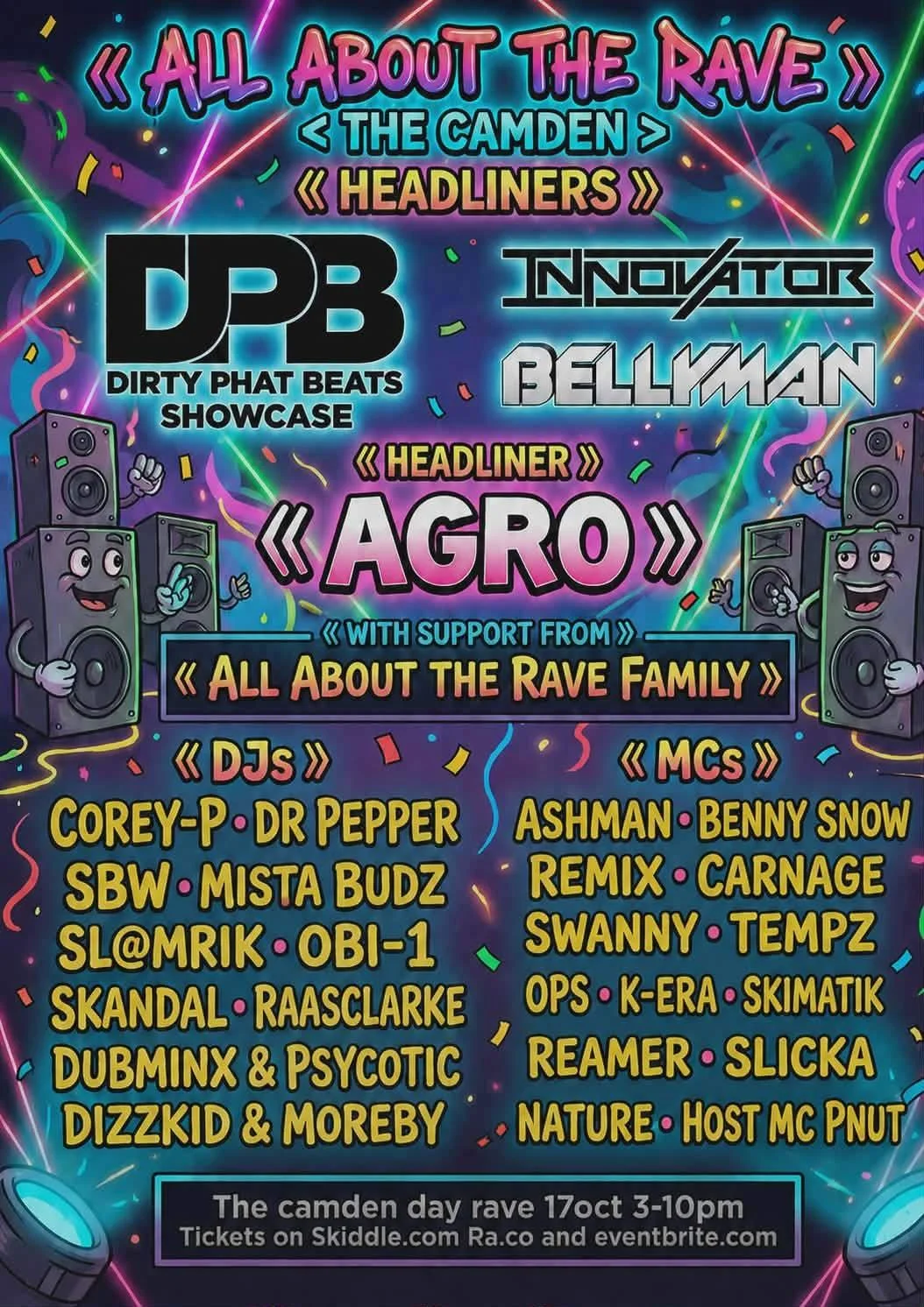 All About The Rave Day Rave | DJ AGRO Live at The Camden