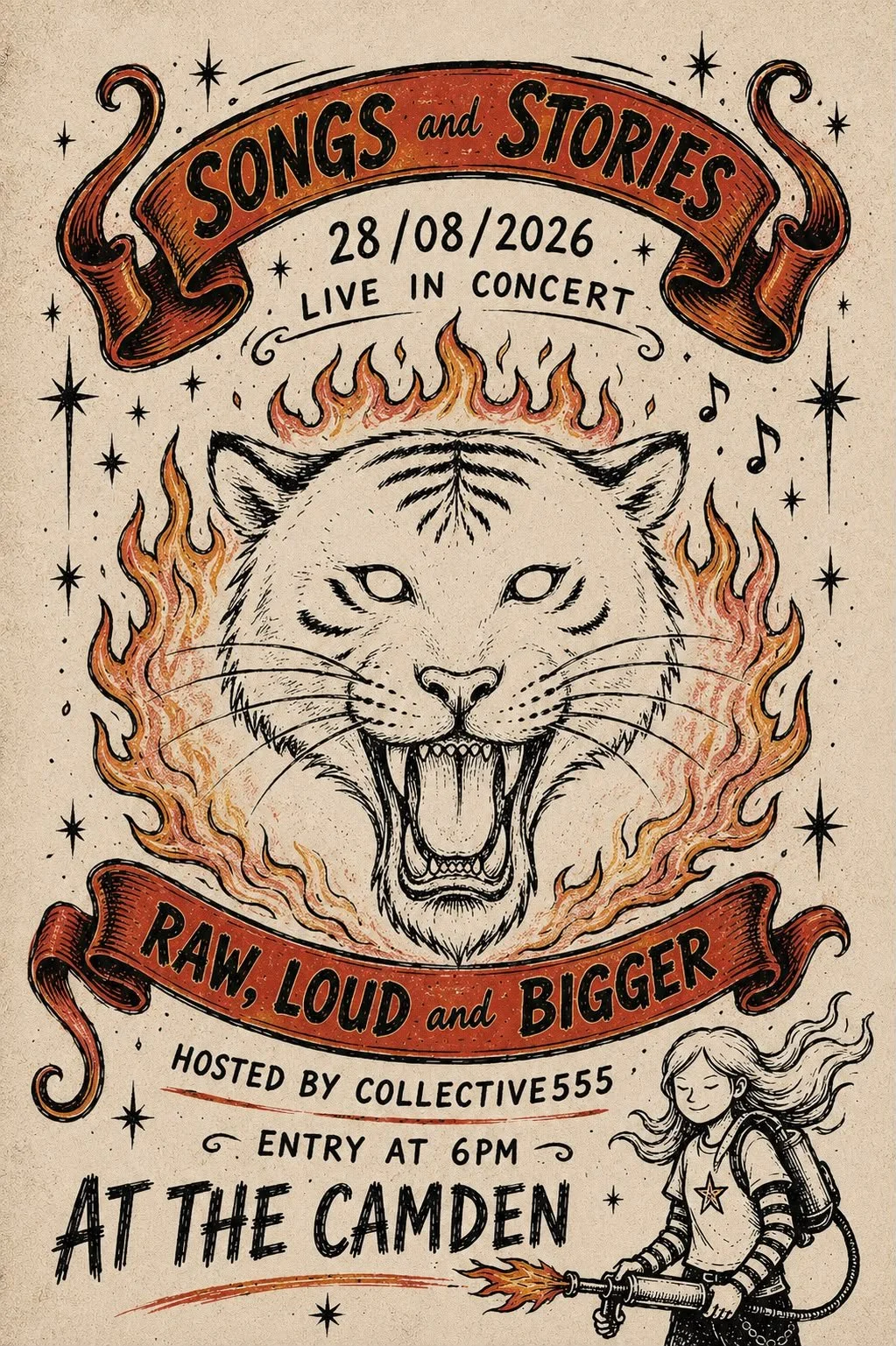 Songs & Stories - RAW, LOUD and BIGGER
