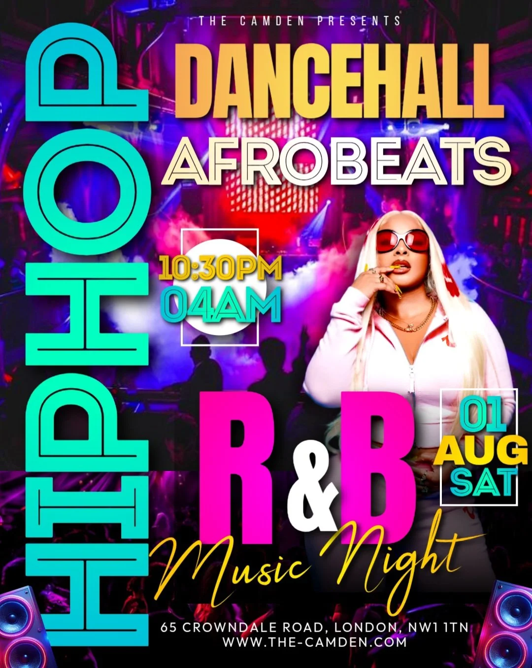 Hip Hop, R&B, Afrobeats & Dancehall Night | The Camden London