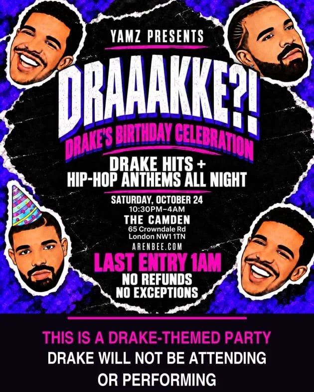 YAMZ USA PRESENTS: DRAAAAKKE?! — Drake Hits All Night | Drake Official Birthday Celebration