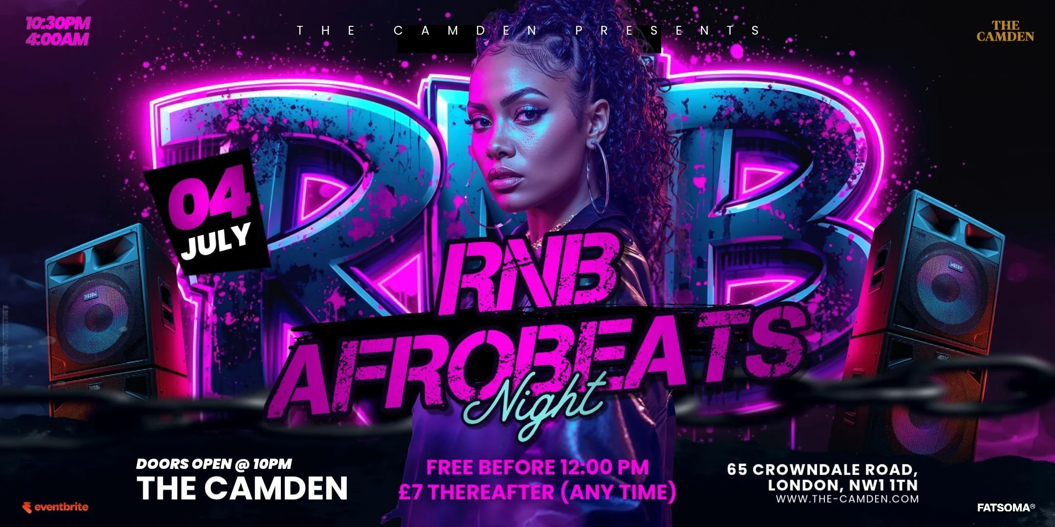 RnB Afrobeats Night London | Afrobeats & R&B Party at The Camden — The ...