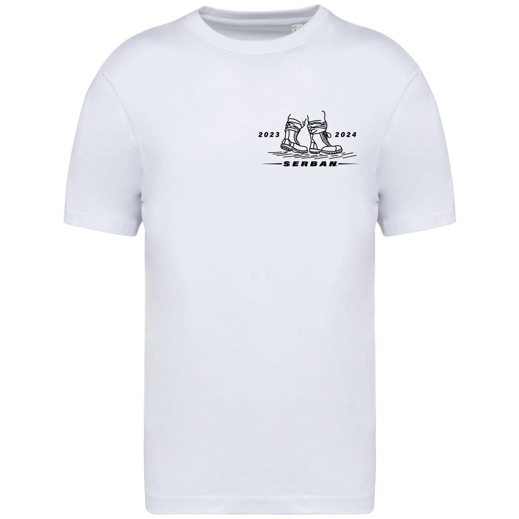 White printed t-shirt made out of 100% cotton, perfect for everyday wear, streetwear, casual wear or special occasions. It features an abstract, modern, industrial print.