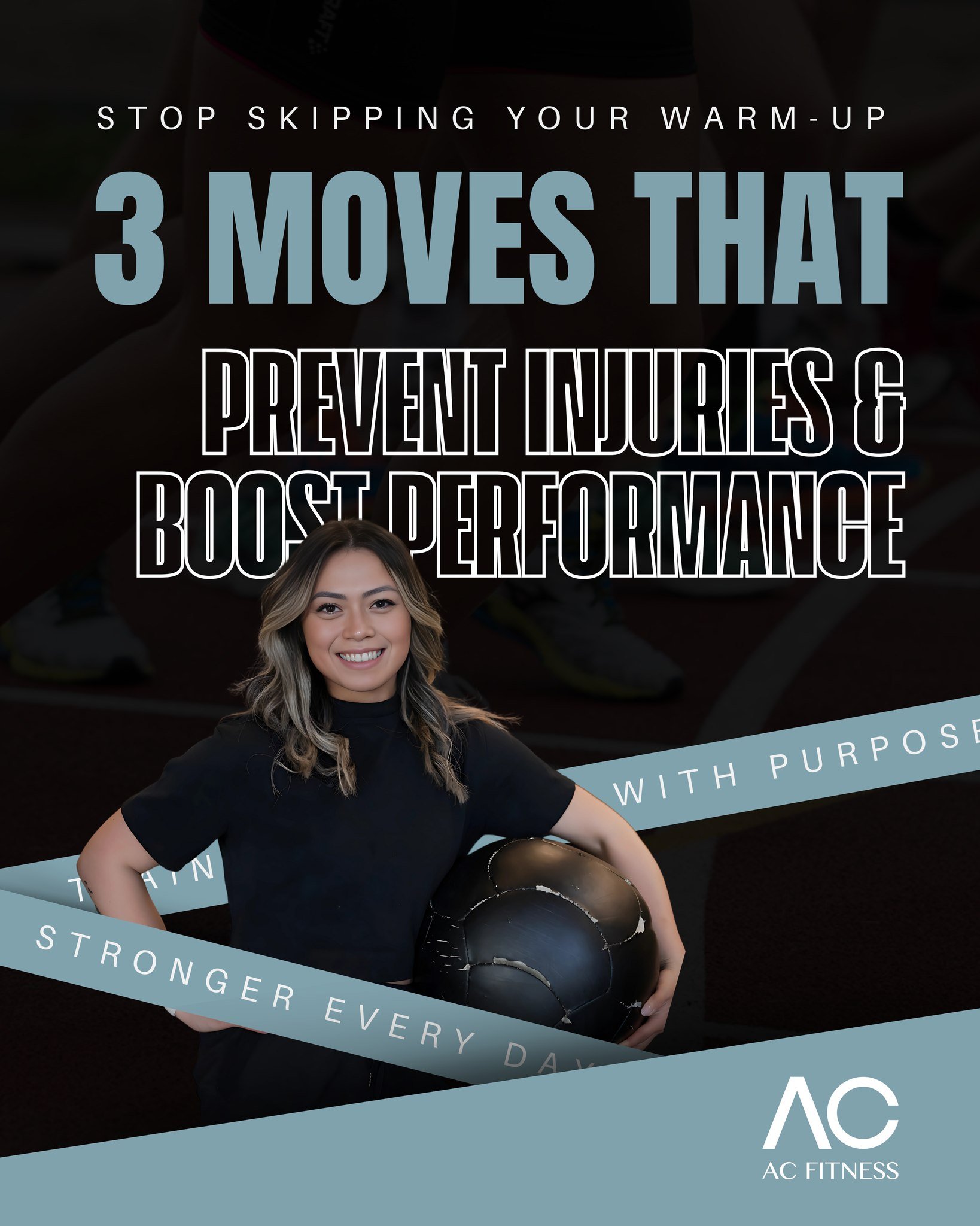 Stop skipping your warm-up. Your body deserves a strong start before training. Here are three simple moves that will help you move better, stay injury-free, and maximize performance:

1. World&rsquo;s Greatest Stretch &ndash; unlocks tight hips and s