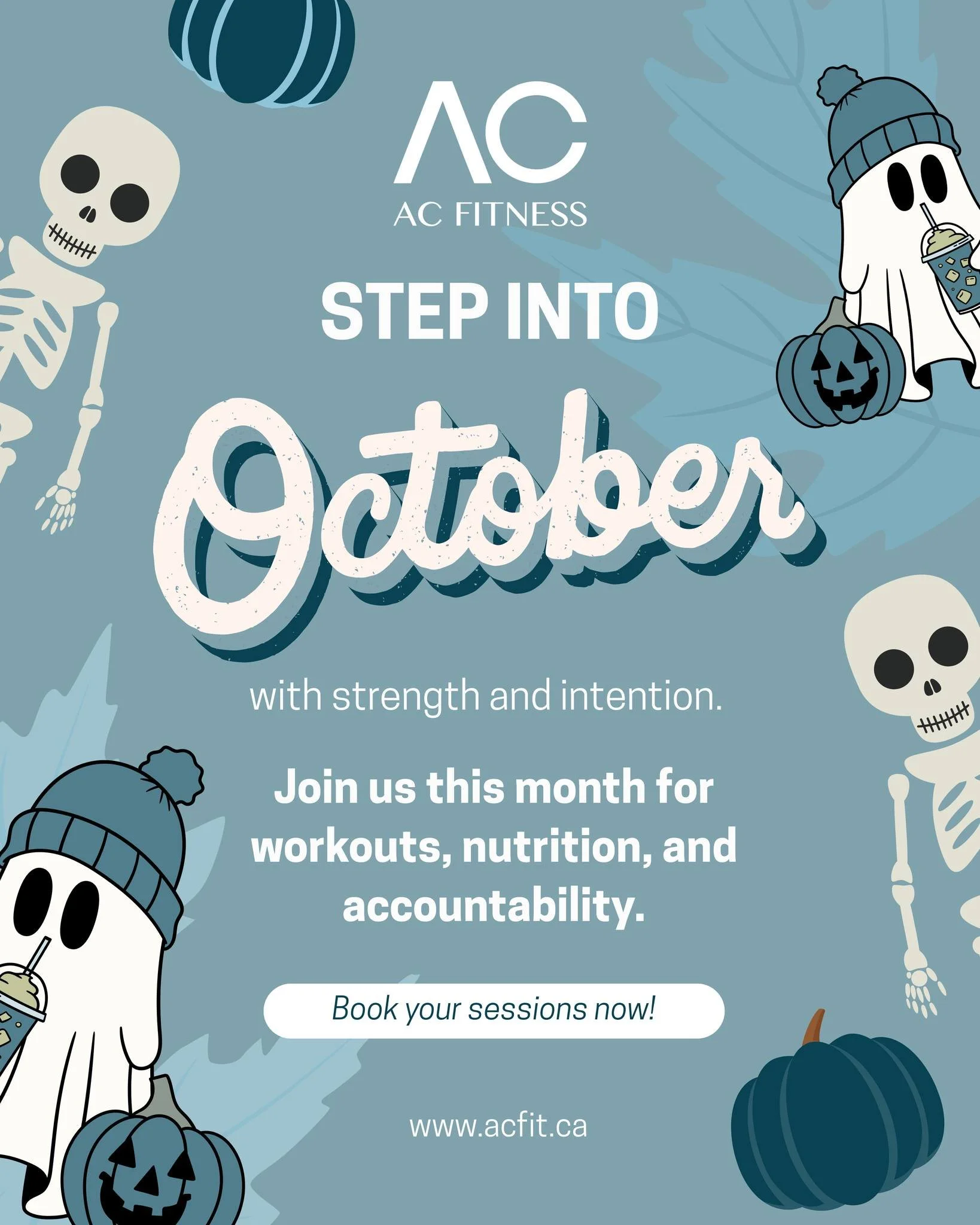 Step into October with strength and intention. 🍂
This month is your chance to reset, refocus, and move closer to your goals, one intentional step at a time. Let&rsquo;s make October count!

#StepIntoOctober #ACFitness #TheACMethod #strengthandintent