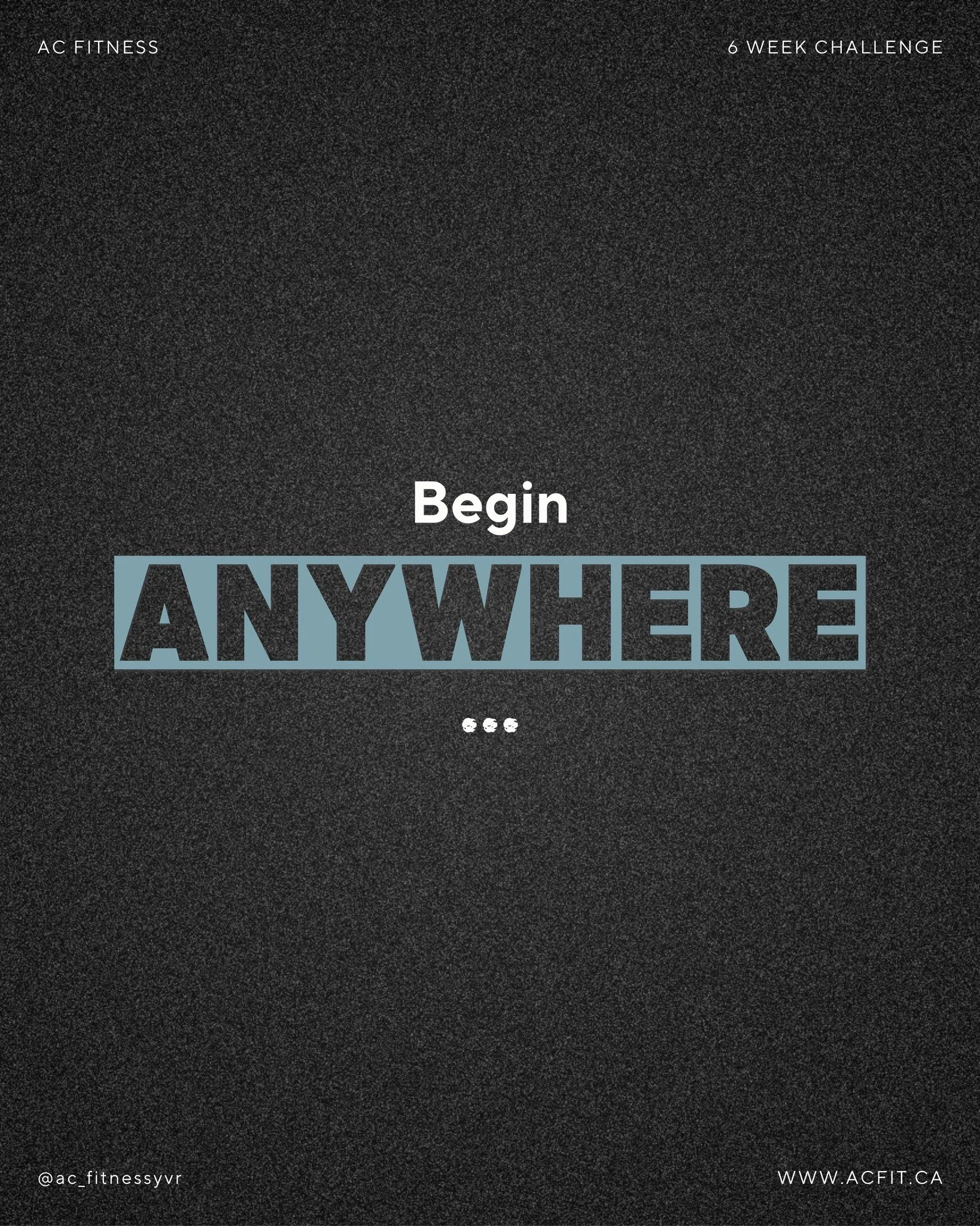 Waiting for motivation? Start without it.
Structure creates momentum, and momentum creates results.

That&rsquo;s exactly what the AC Fitness 6-Week Challenge: Reset &bull; Rebuild &bull; Realign is designed to do.
Starting January 12, you&rsquo;ll g