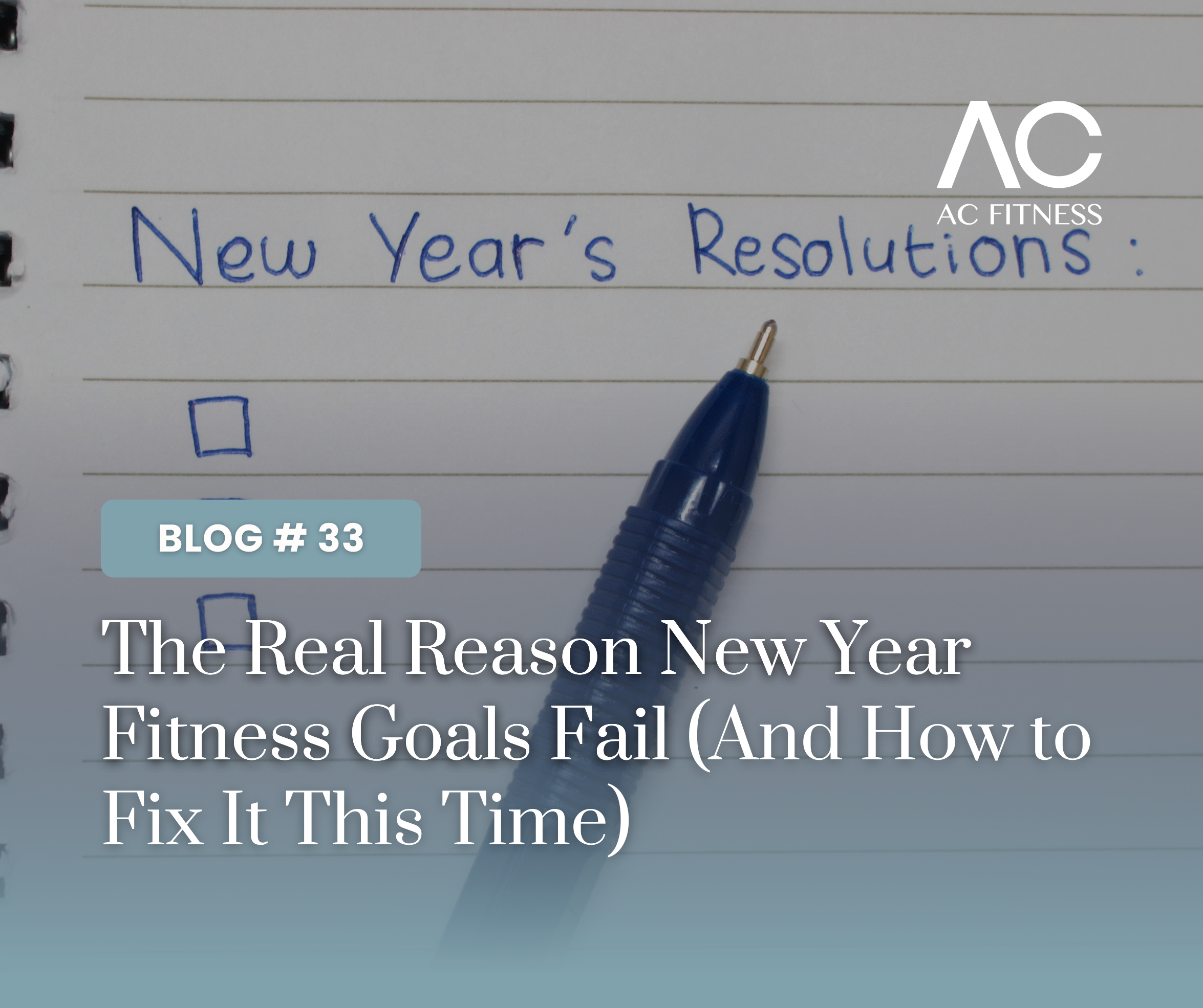 The Real Reason New Year Fitness Goals Fail (And How to Fix It This Time)