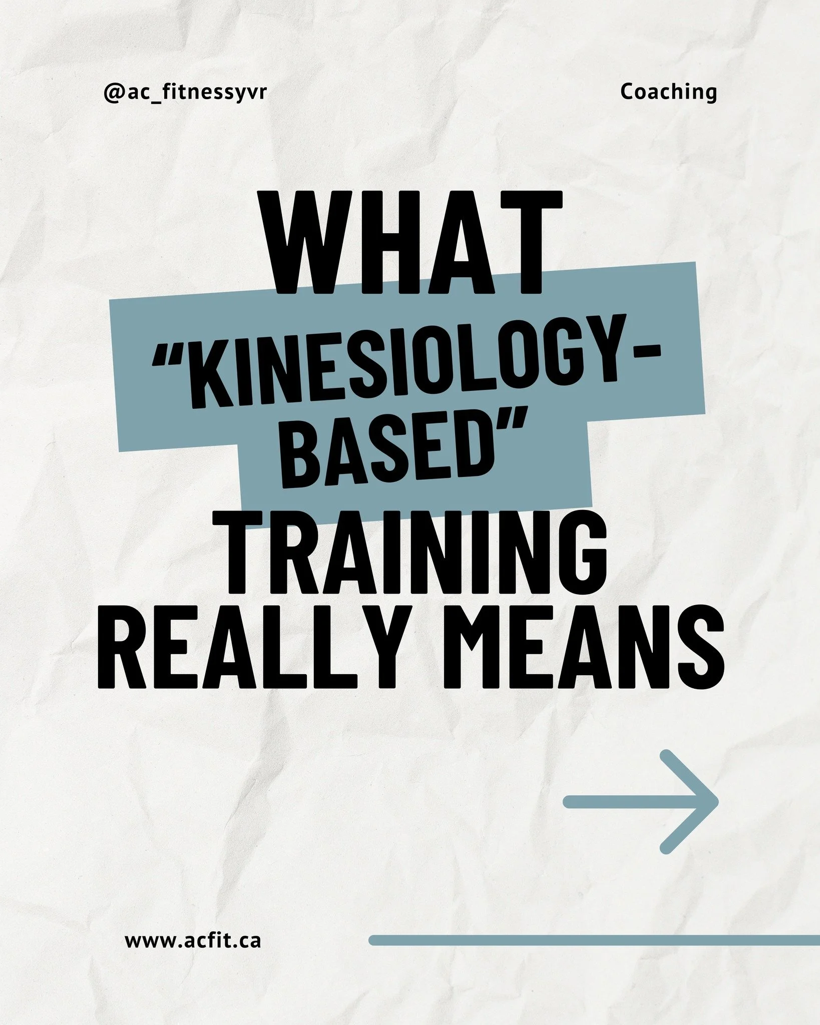 &ldquo;Kinesiology-based training&rdquo; gets thrown around a lot.
But for us, it actually means something.

It means training movement before muscles, quality before load, and progression before fatigue.

Every exercise has a reason.
Every progressi