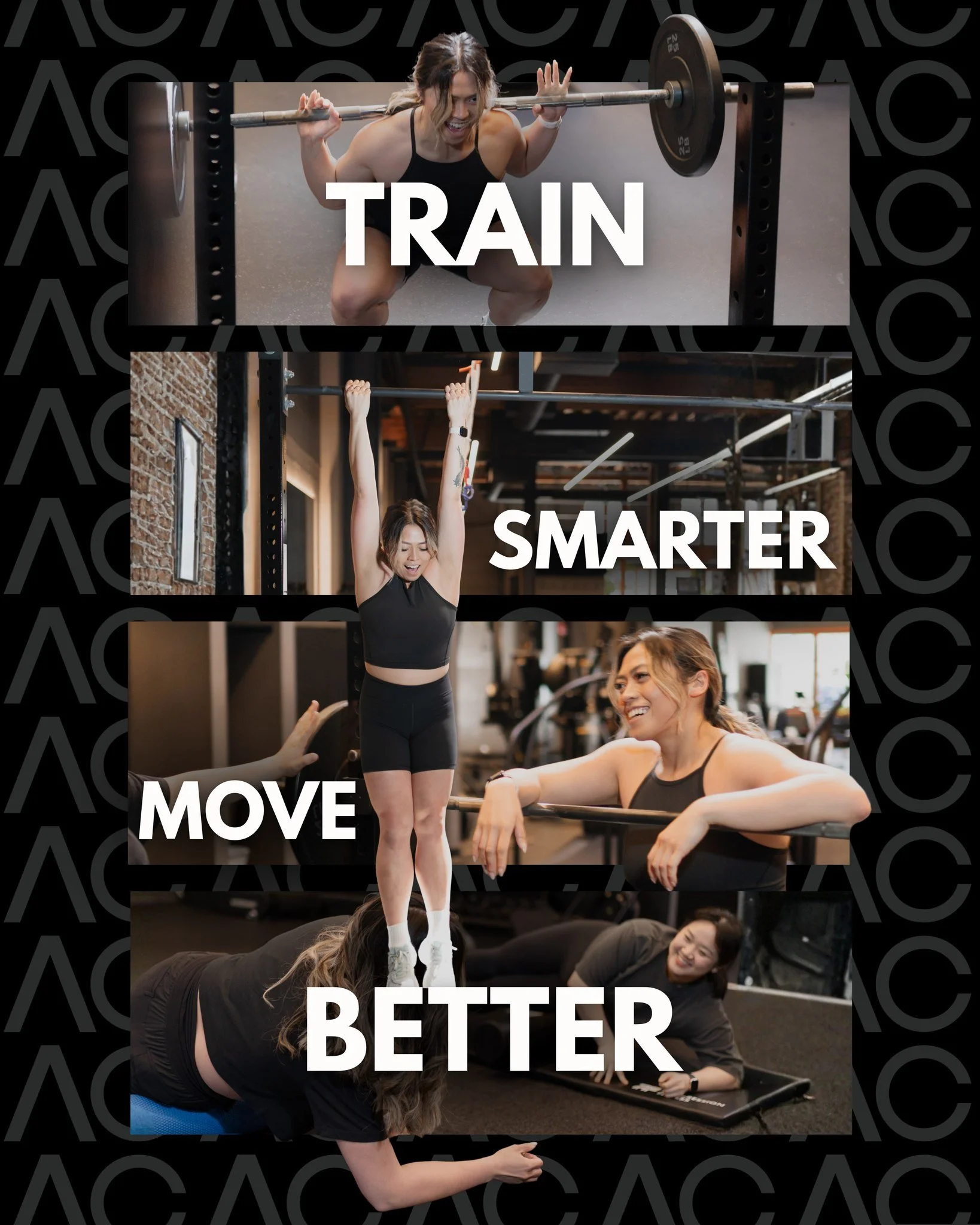 Train with intention. Move with control. Get stronger in ways that actually support your life outside the gym.

At AC Fitness, we focus on building strength, improving movement quality, and helping you train smarter, not just harder. Every session is