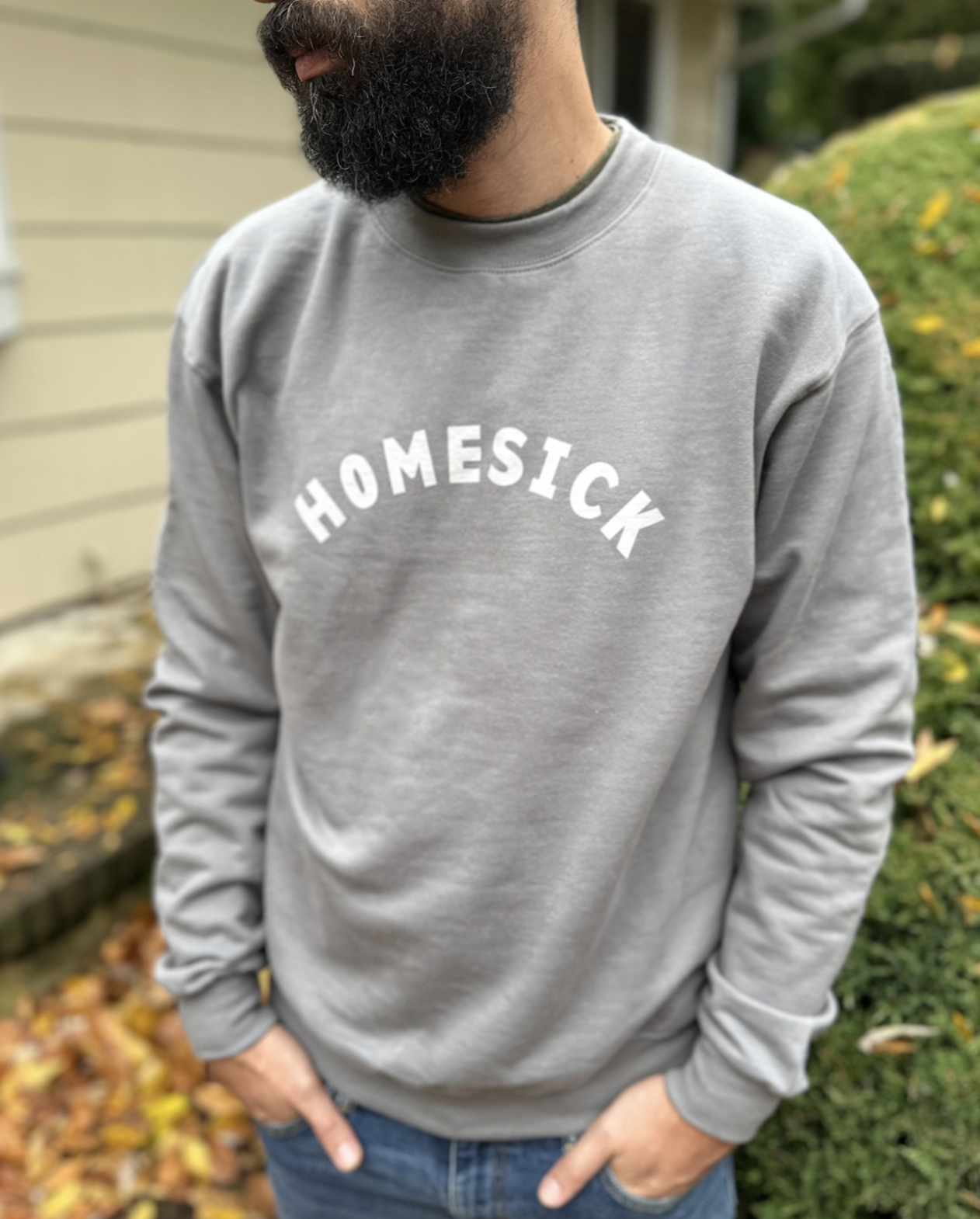 Homesick Printed University Sweatshirt