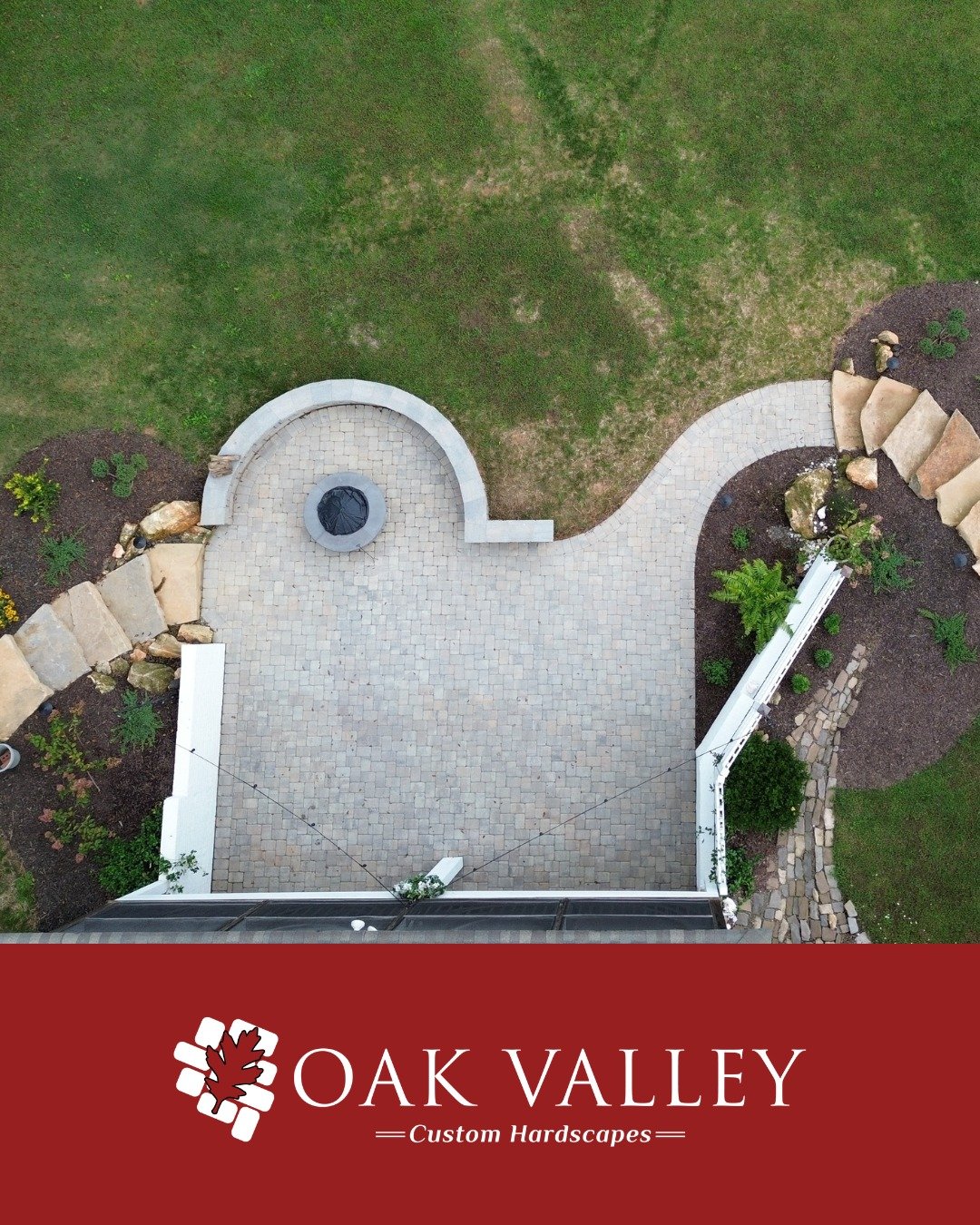 Outdoor living, upgraded. 

#OakValleyCustomHardscapes #OakValley 
#PaverPatio #HardscapeDesign #OutdoorLiving
 #HomeUpgrade #ProjectGallery