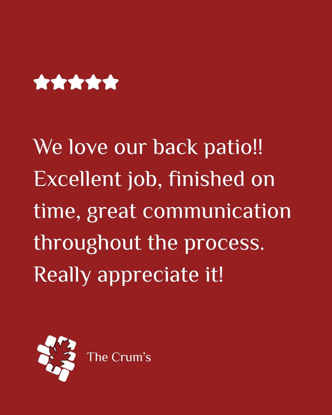 This is why we do what we do.

Thinking about a patio or pool? There&rsquo;s no better time to get started&mdash;let&rsquo;s talk!

#OakValleyCustomHardscapes #OakValley #CustomerReviews #HappyClients #Testimonials #VisionsToLife