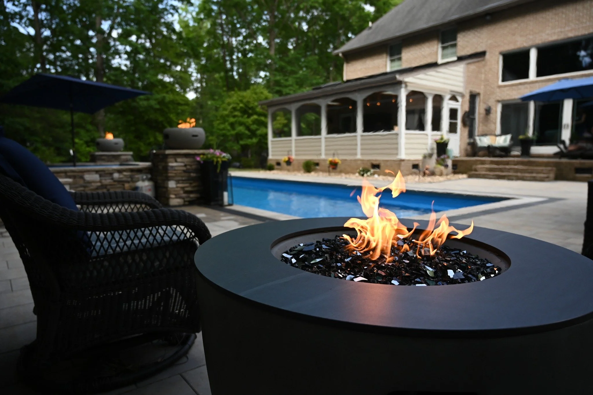 The perfect spot to unwind after a swim. 

#OakValleyCustomHardscapes #OakValley #PaverPatio #HardscapeDesign #OutdoorLiving #HomeUpgrade #ProjectGallery #Pool #CustomPoolo