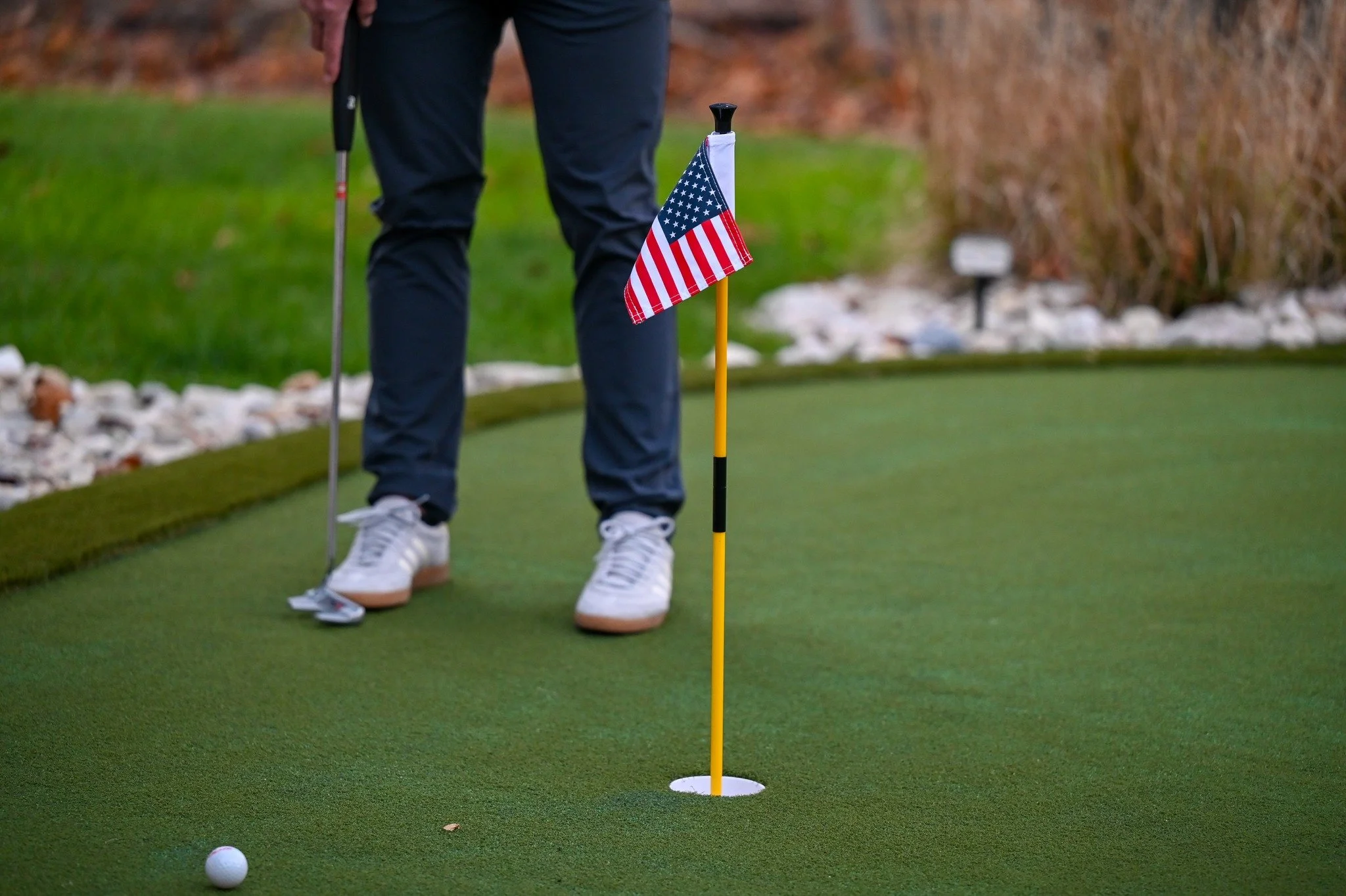 Golf season doesn&rsquo;t have to end when the temps drop. With a backyard putting green built right into your patio, practice is just a few steps away, all year long.

Call us today: (804) 299-3324