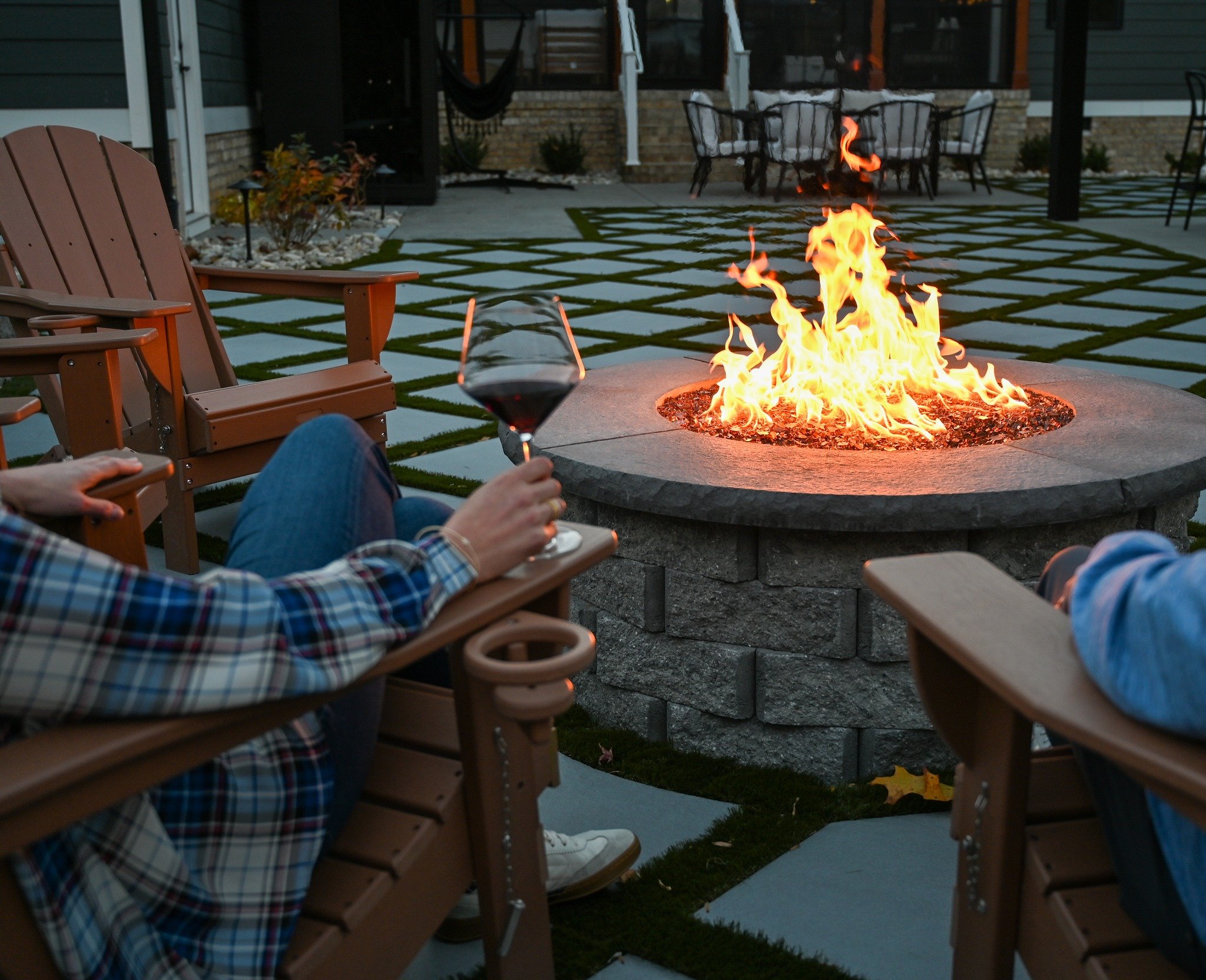 Add a fire pit, and your entire backyard transforms. Contact us today for a free custom quote. 

#OakValleyCustomHardscapes #OakValley #PaverPatio #HardscapeDesign #OutdoorLiving #HomeUpgrade #ProjectGallery #Pool