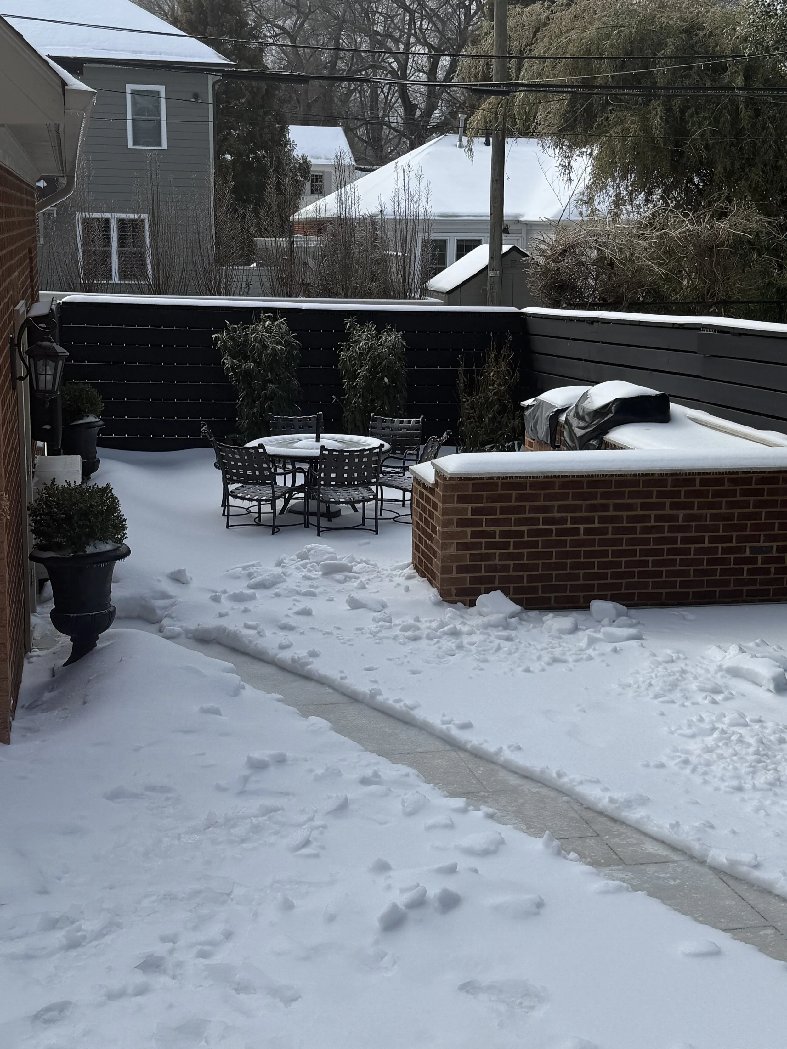 Snow and Ice Care Tips for Paver Patios